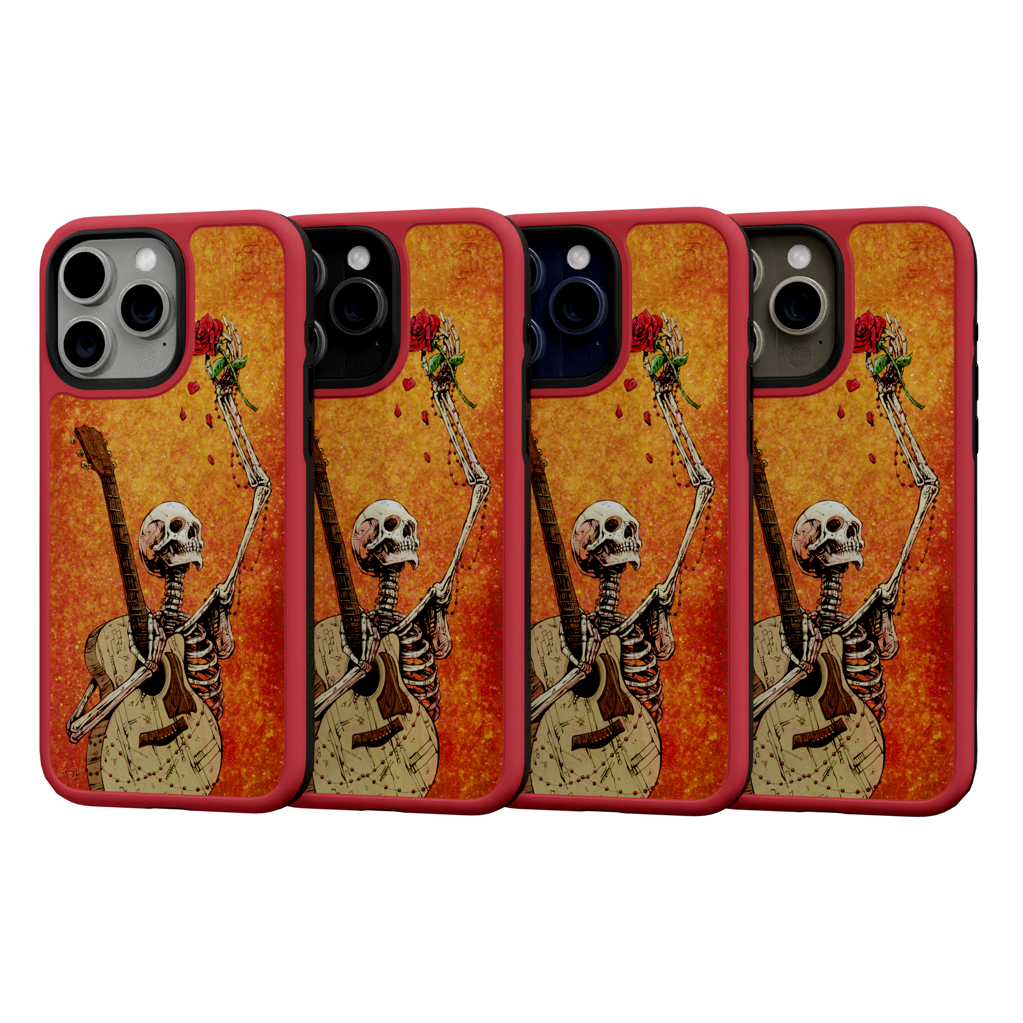 Until the Last Note by David Lozeau | iPhone 15 Series | Shock-Absorbent MagSafe® Case iPhone 15 Pro Max / Scarlet Red