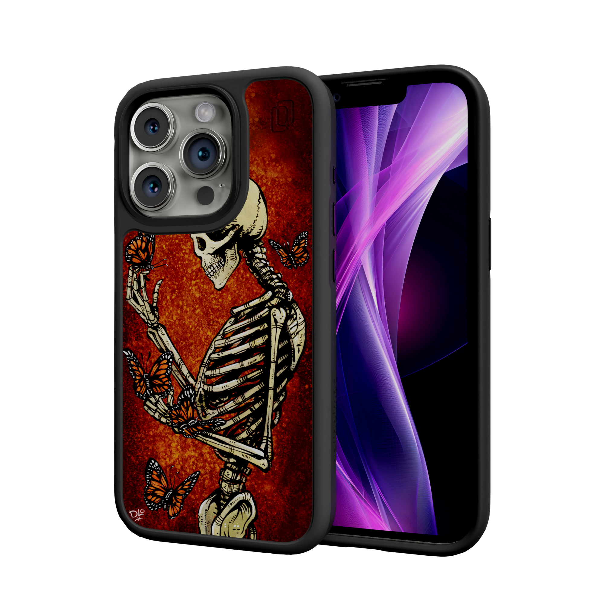 Metamorphosis by David Lozeau | iPhone 15 Series | Shock-Absorbent MagSafe® Case iPhone 15 Pro / Onyx Black