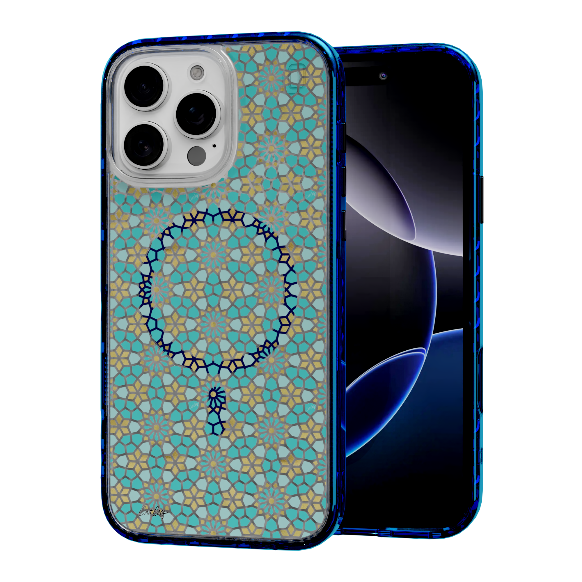 Persian Mint by CatCoq | iPhone 16 Series |  MagSafe® Case iPhone 16 Pro Max / Bermuda Blue