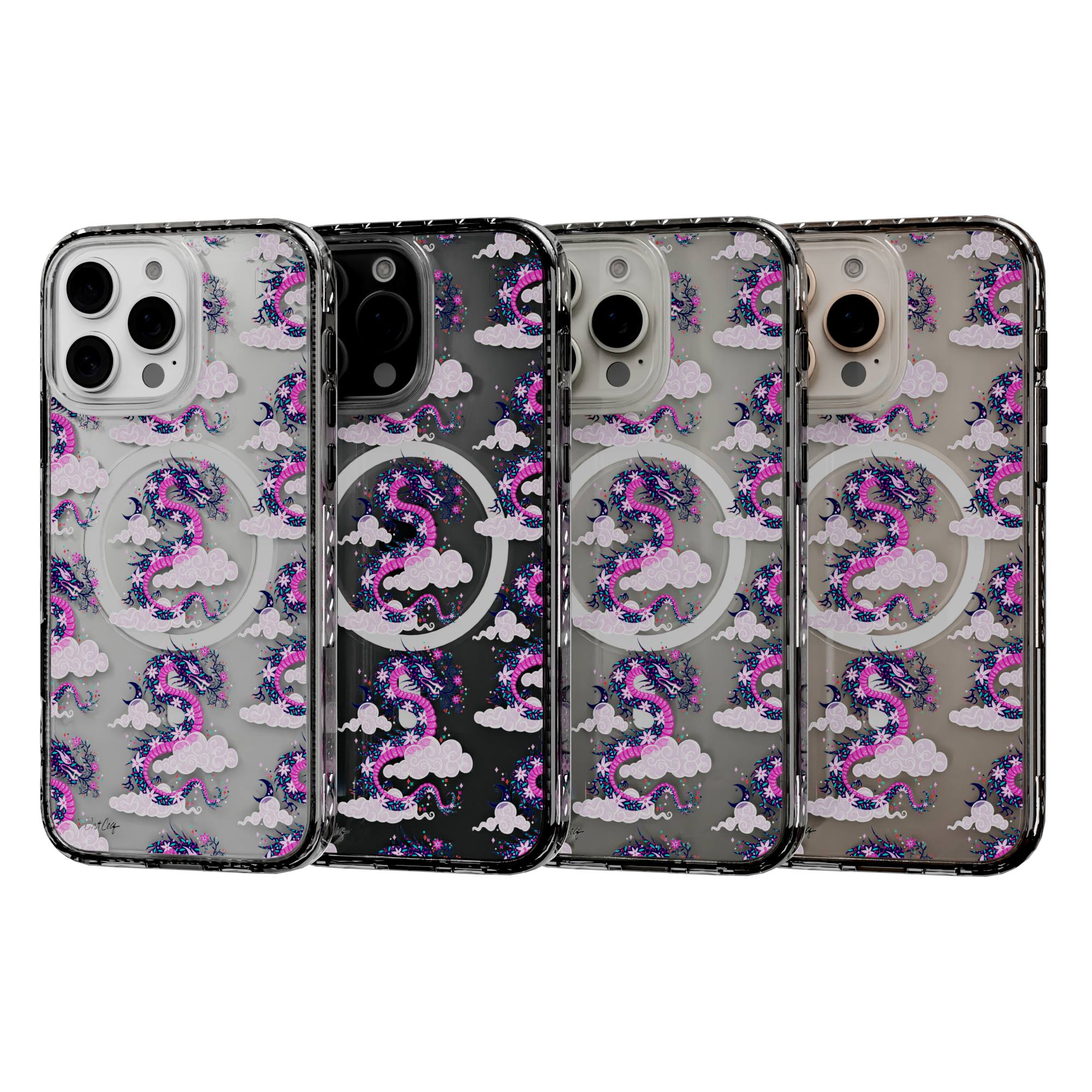 Dream Dragon by CatCoq | iPhone 16 Series |  MagSafe® Case iPhone 16 Pro Max / Crystal Clear