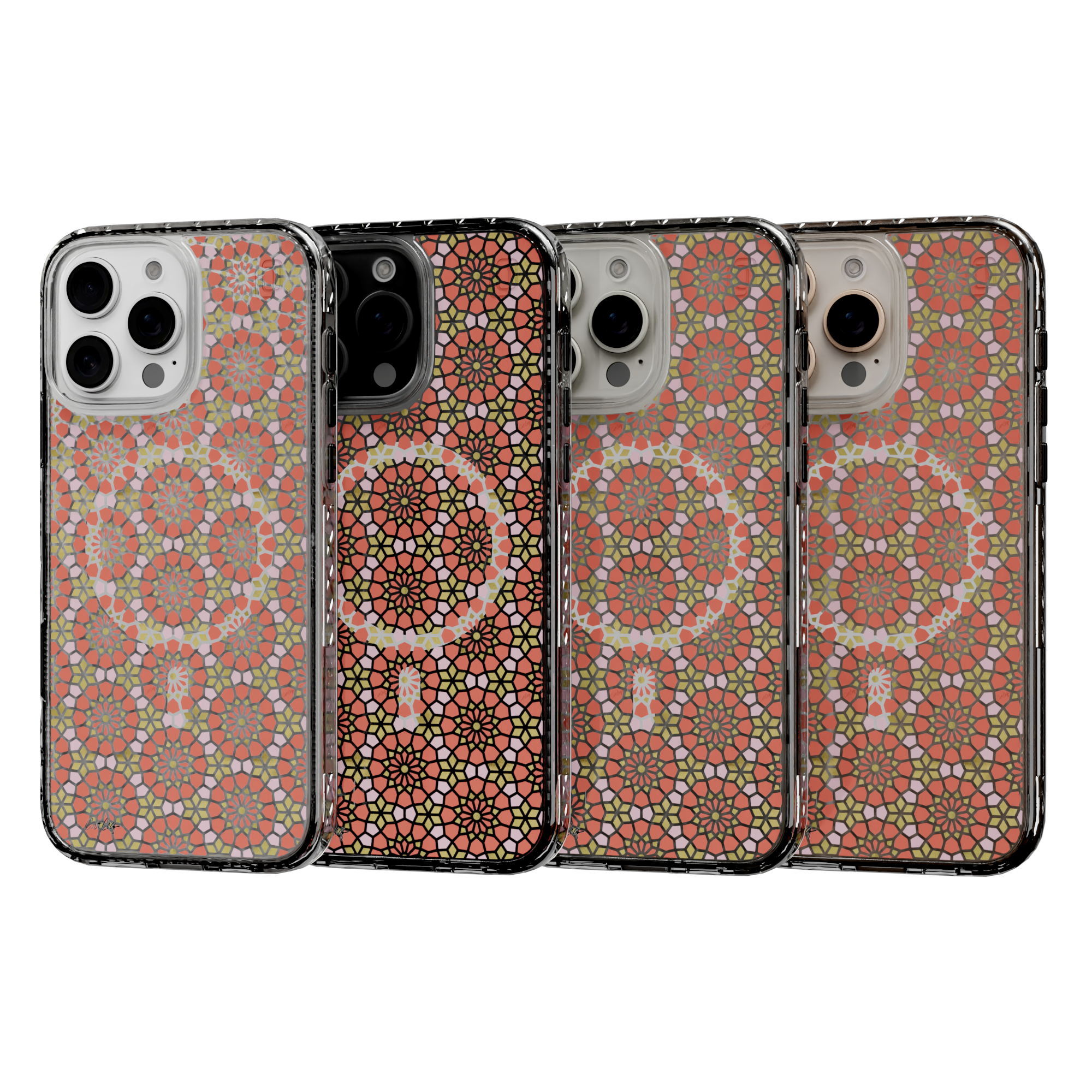 Persian Coral by CatCoq | iPhone 16 Series |  MagSafe® Case iPhone 16 Pro Max / Crystal Clear