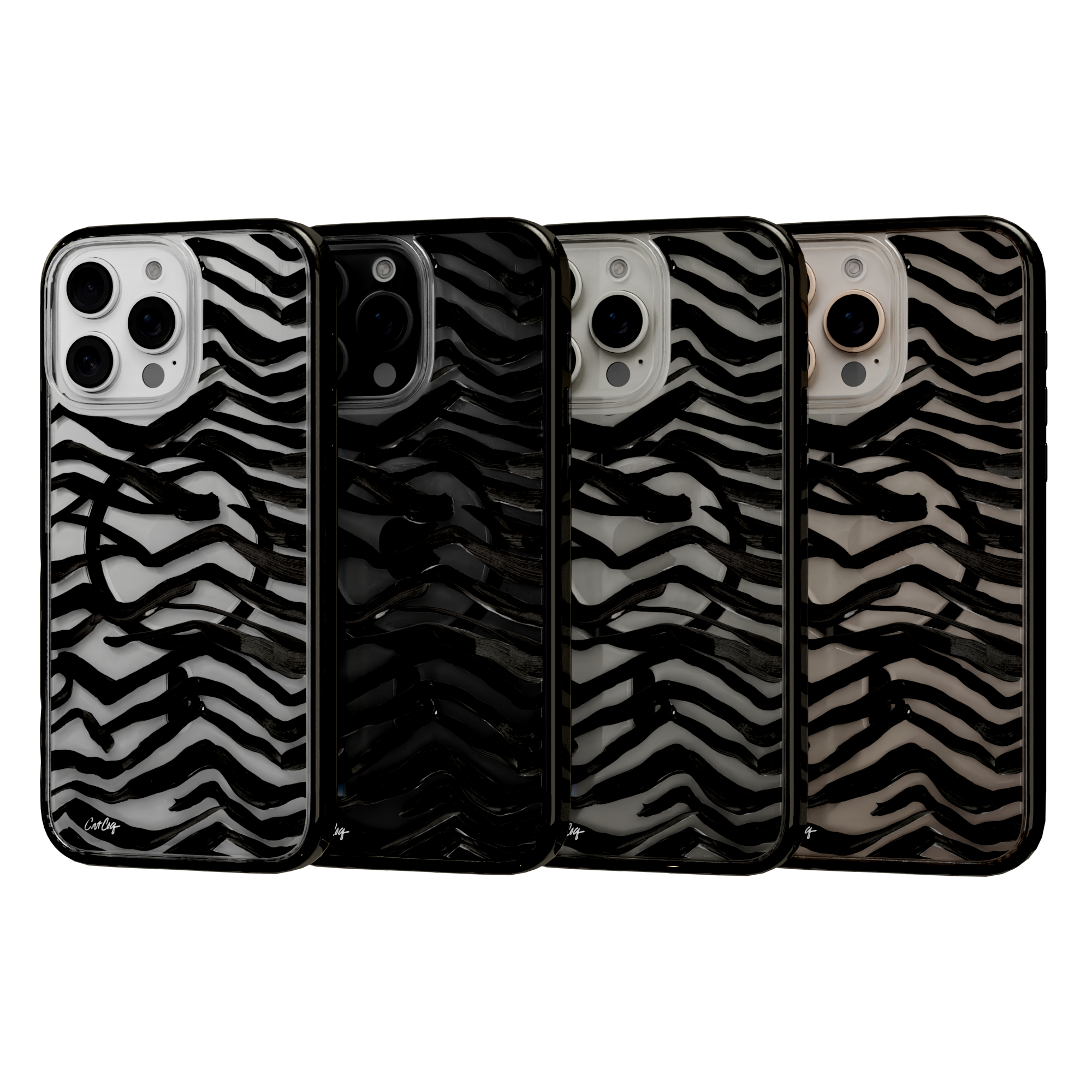 Zebra Black by CatCoq | iPhone 16 Series |  MagSafe® Case iPhone 16 Pro Max / Onyx Black