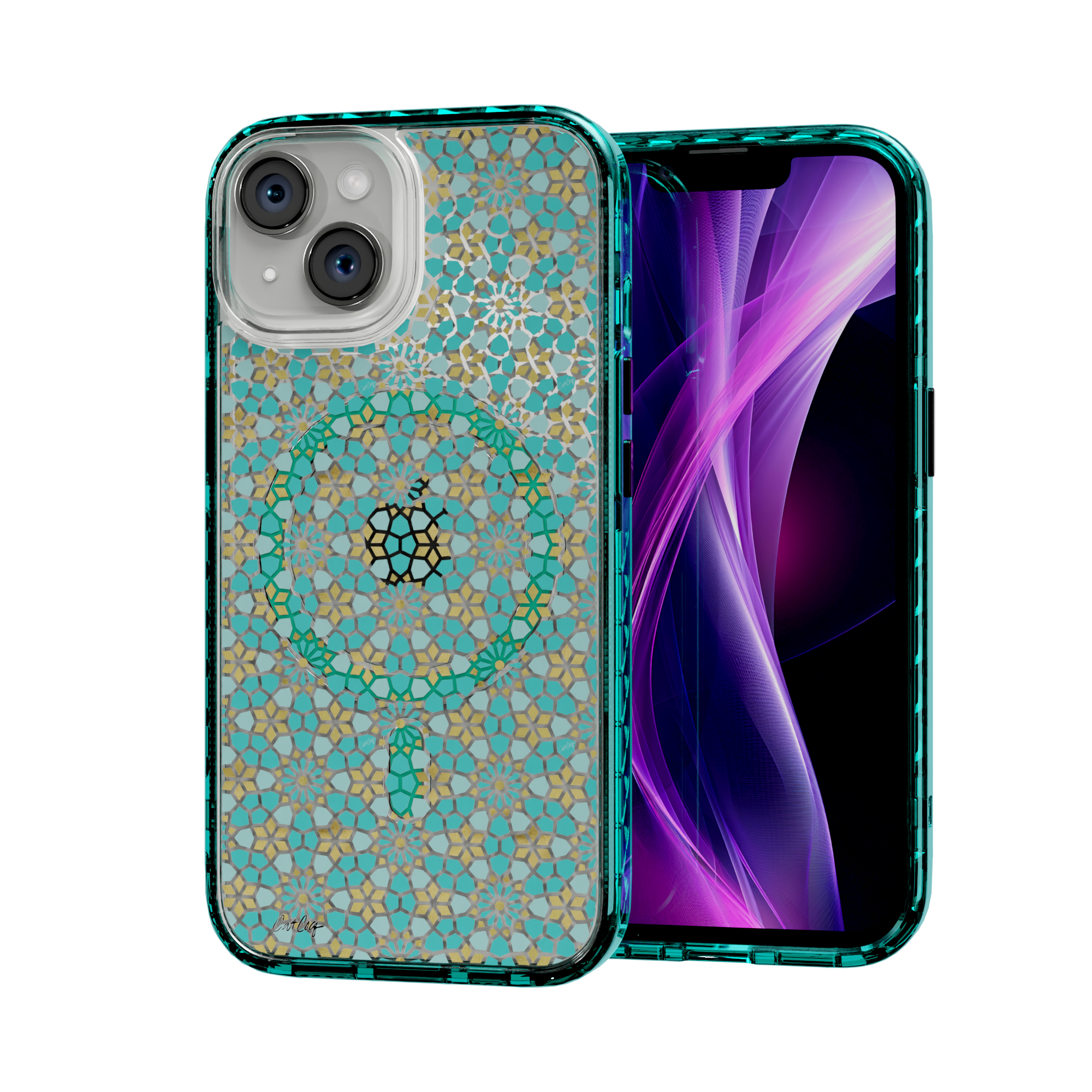 Persian Mint by CatCoq | iPhone 14 Series |  MagSafe® Case iPhone 14 / Seafoam Green