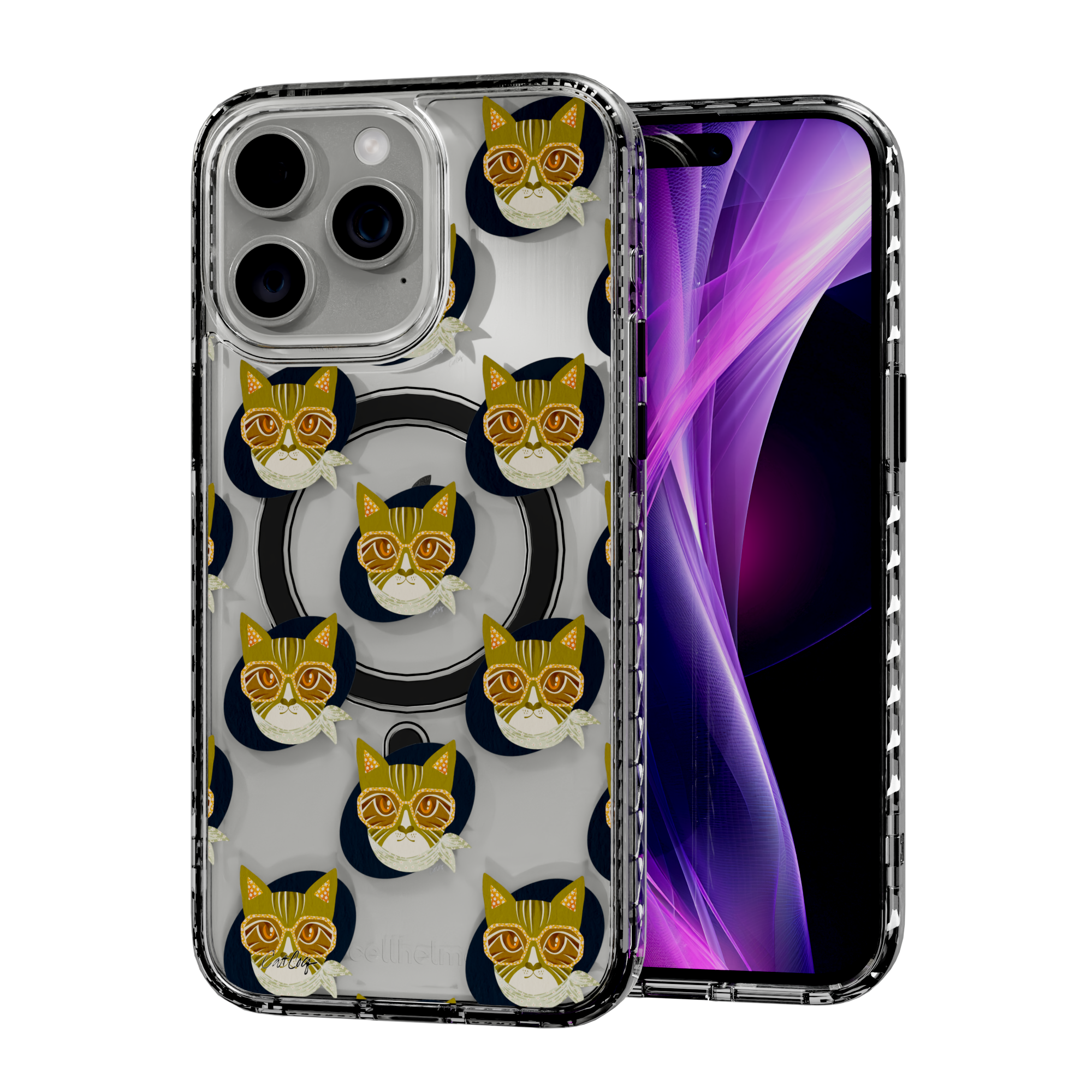 Cattitude by CatCoq | iPhone 14 Series |  MagSafe® Case iPhone 14 Pro Max / Crystal Clear