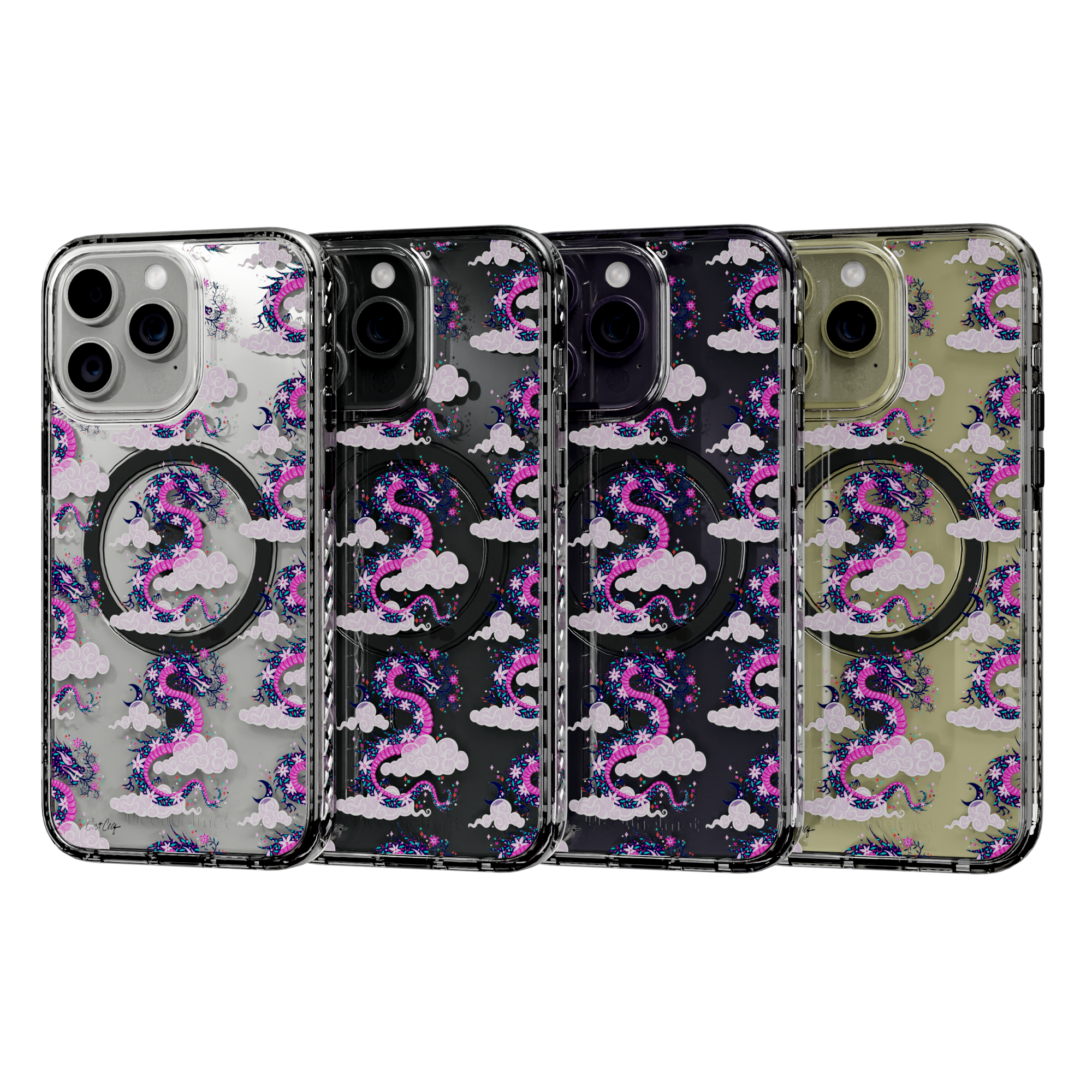 Dream Dragon by CatCoq | iPhone 14 Series |  MagSafe® Case iPhone 14 Pro Max / Crystal Clear