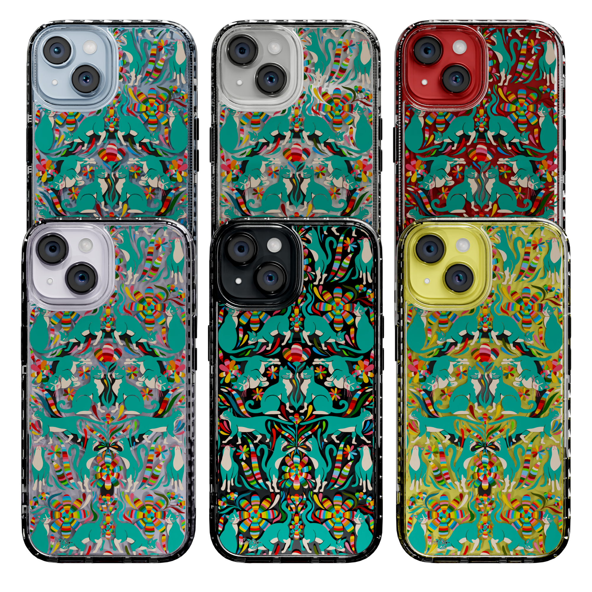 Otomi Cats by CatCoq | iPhone 14 Series |  MagSafe® Case iPhone 14 Pro Max / Crystal Clear