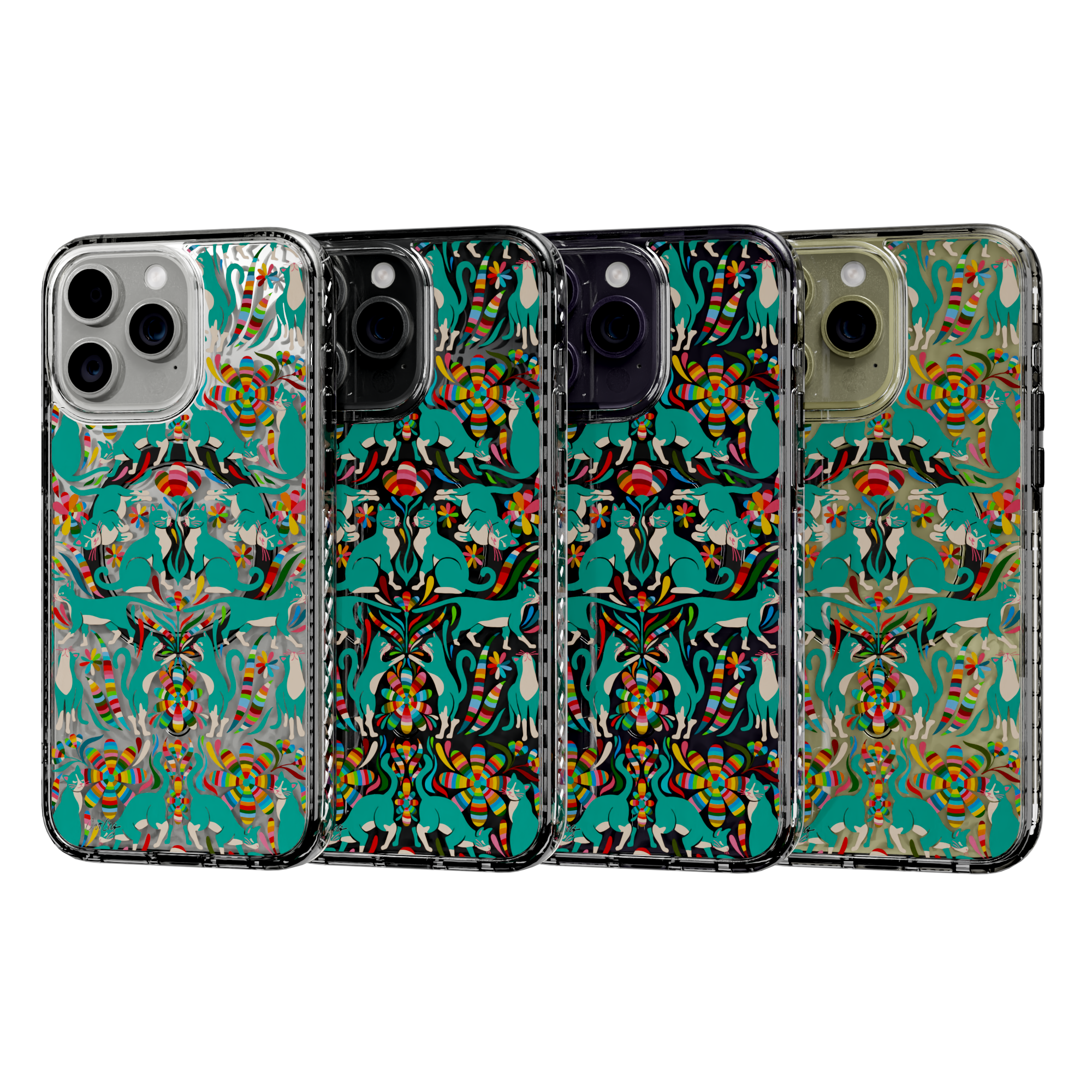 Otomi Cats by CatCoq | iPhone 14 Series |  MagSafe® Case iPhone 14 Pro Max / Crystal Clear