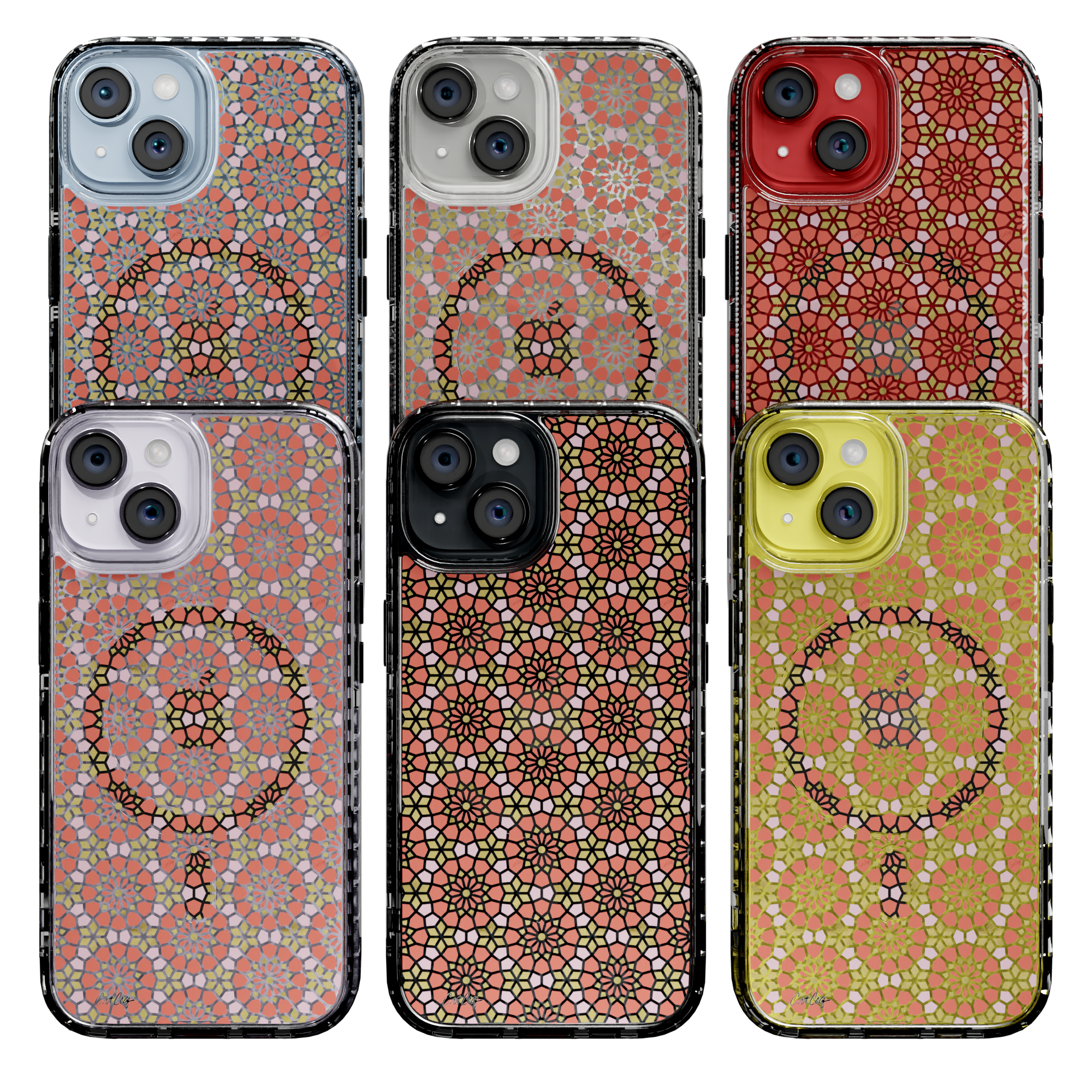 Persian Coral by CatCoq | iPhone 14 Series |  MagSafe® Case iPhone 14 Pro Max / Crystal Clear