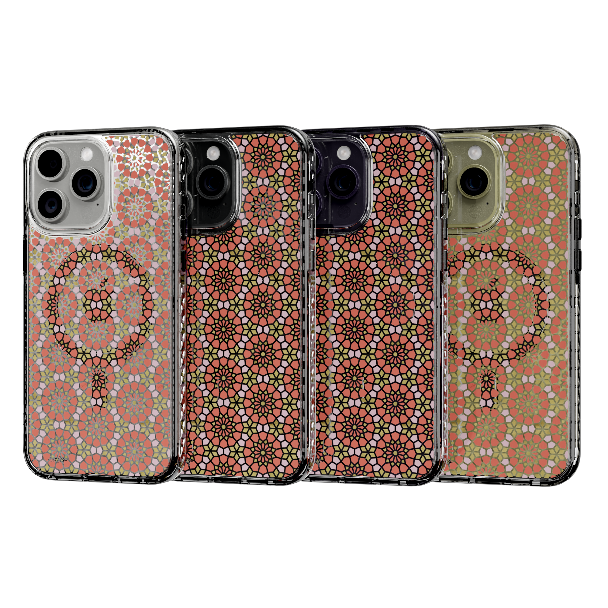 Persian Coral by CatCoq | iPhone 14 Series |  MagSafe® Case iPhone 14 Pro Max / Crystal Clear