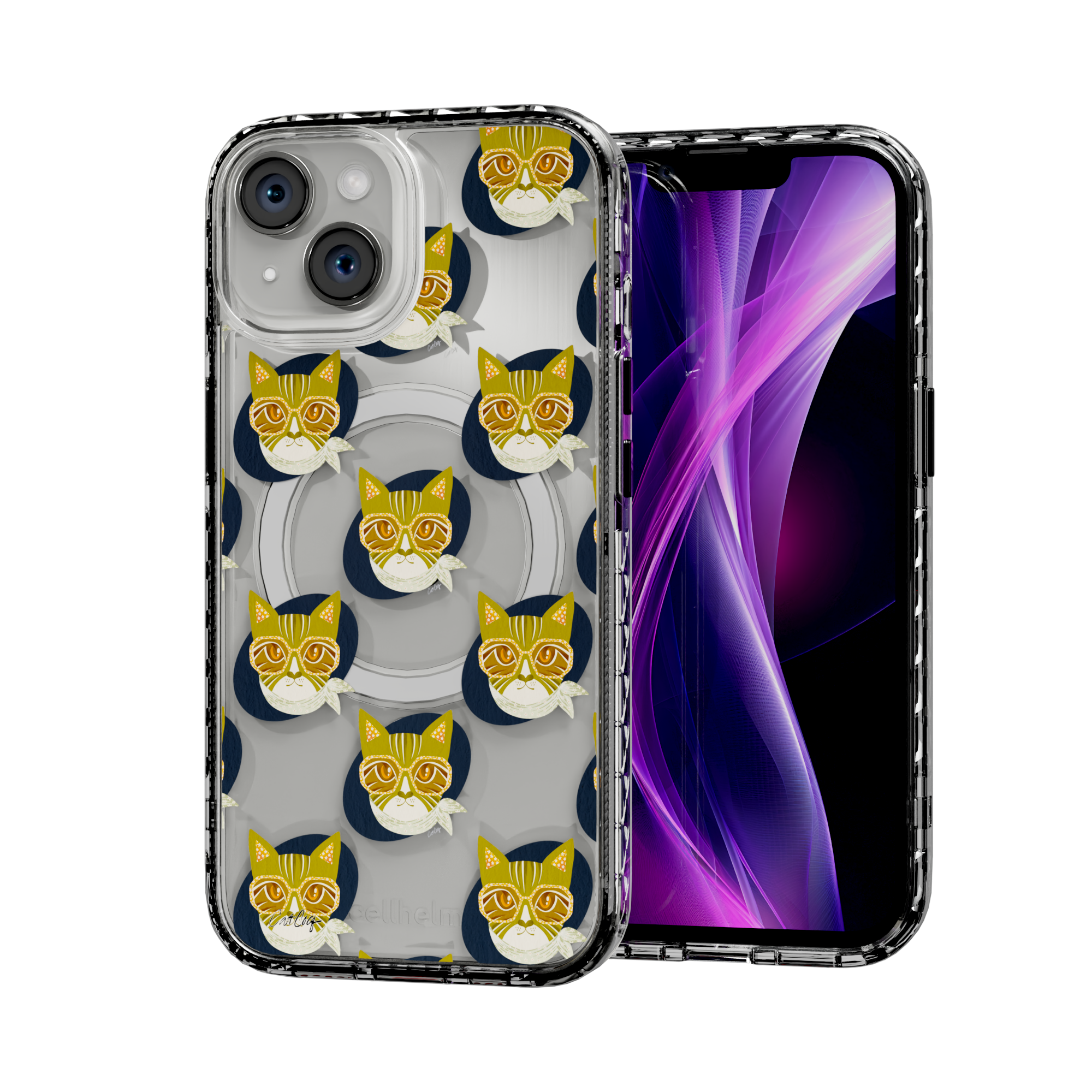 Cattitude by CatCoq | iPhone 15 Series |  MagSafe® Case iPhone 15 / Crystal Clear