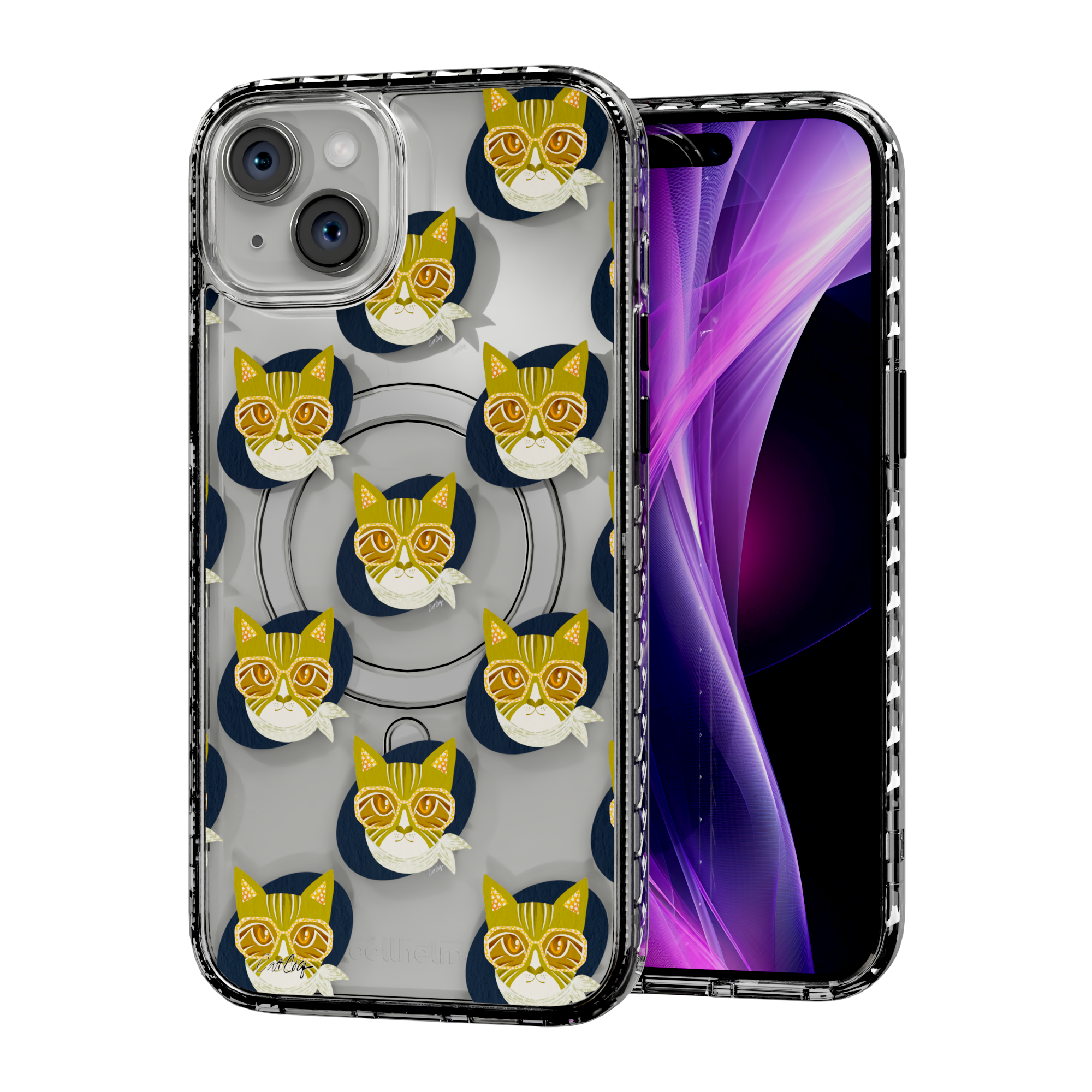 Cattitude by CatCoq | iPhone 15 Series |  MagSafe® Case iPhone 15 Plus / Crystal Clear