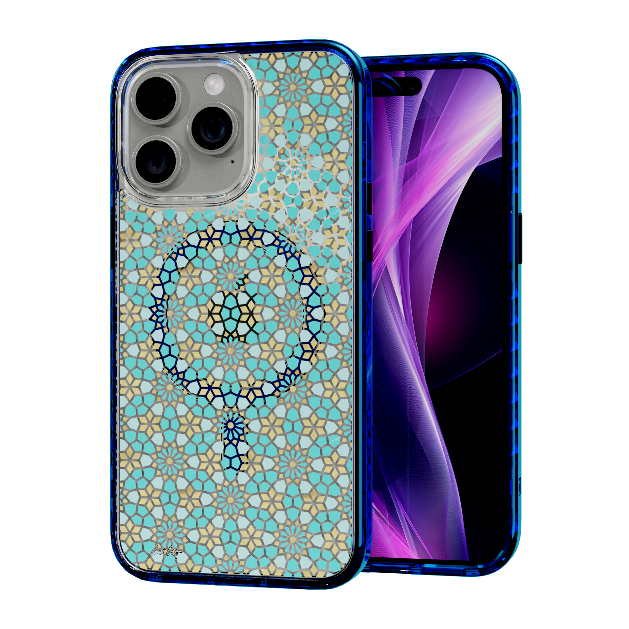 Persian Mint by CatCoq | iPhone 15 Series |  MagSafe® Case iPhone 15 Pro Max / Bermuda Blue