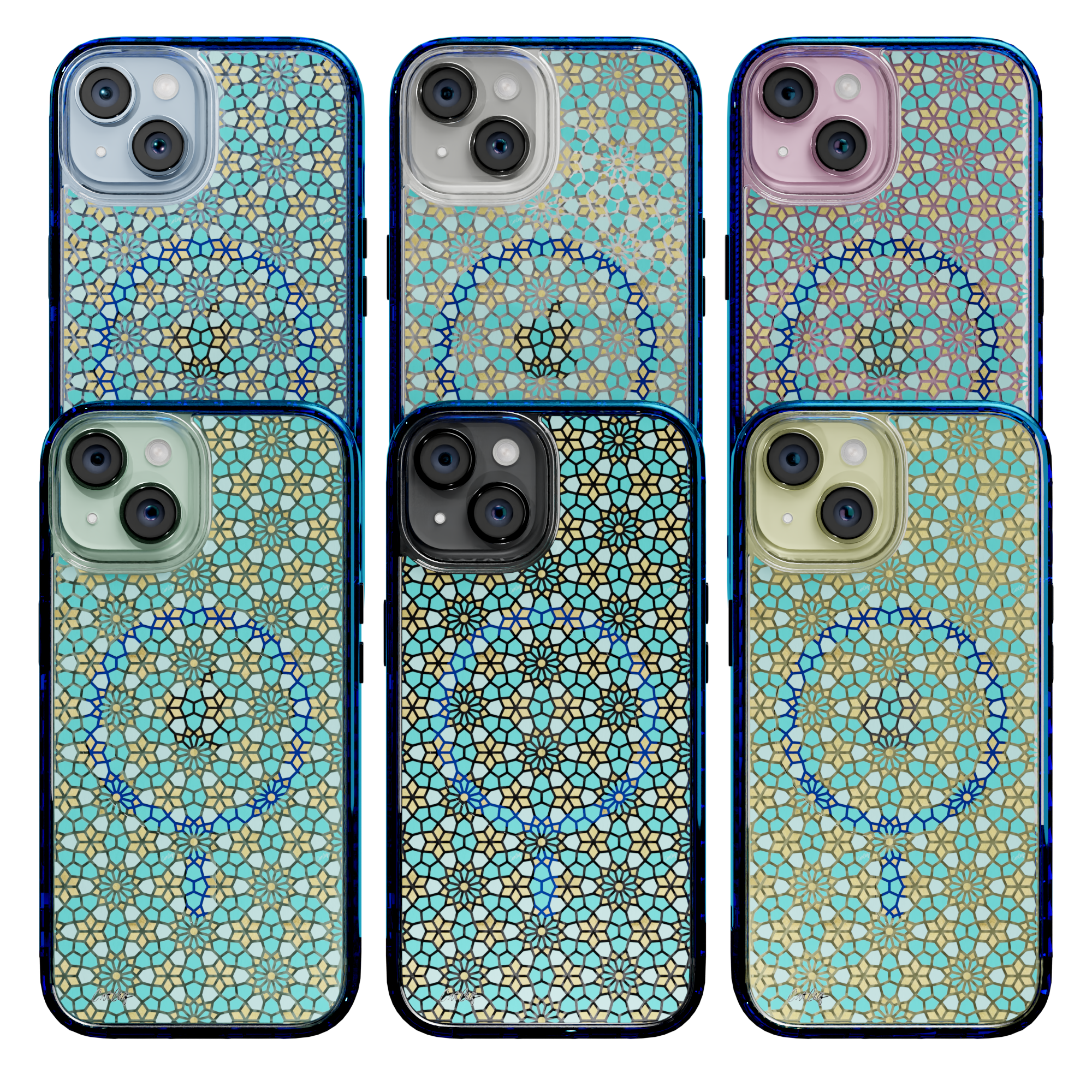 Persian Mint by CatCoq | iPhone 15 Series |  MagSafe® Case iPhone 15 Pro Max / Bermuda Blue