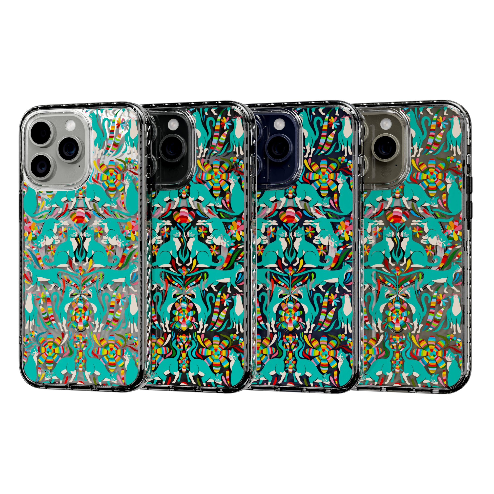 Otomi Cats by CatCoq | iPhone 15 Series |  MagSafe® Case iPhone 15 Pro Max / Crystal Clear