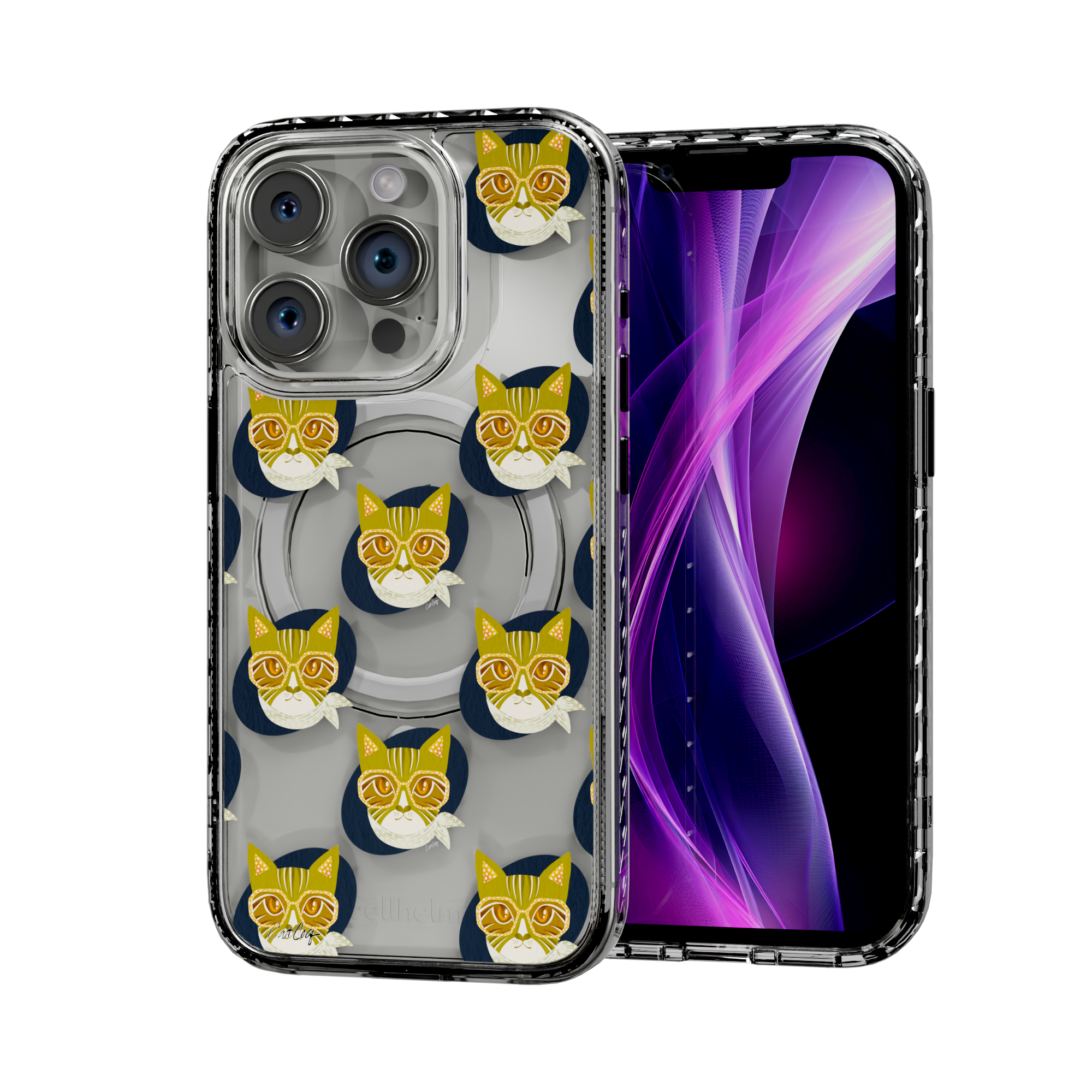 Cattitude by CatCoq | iPhone 15 Series |  MagSafe® Case iPhone 15 Pro / Crystal Clear