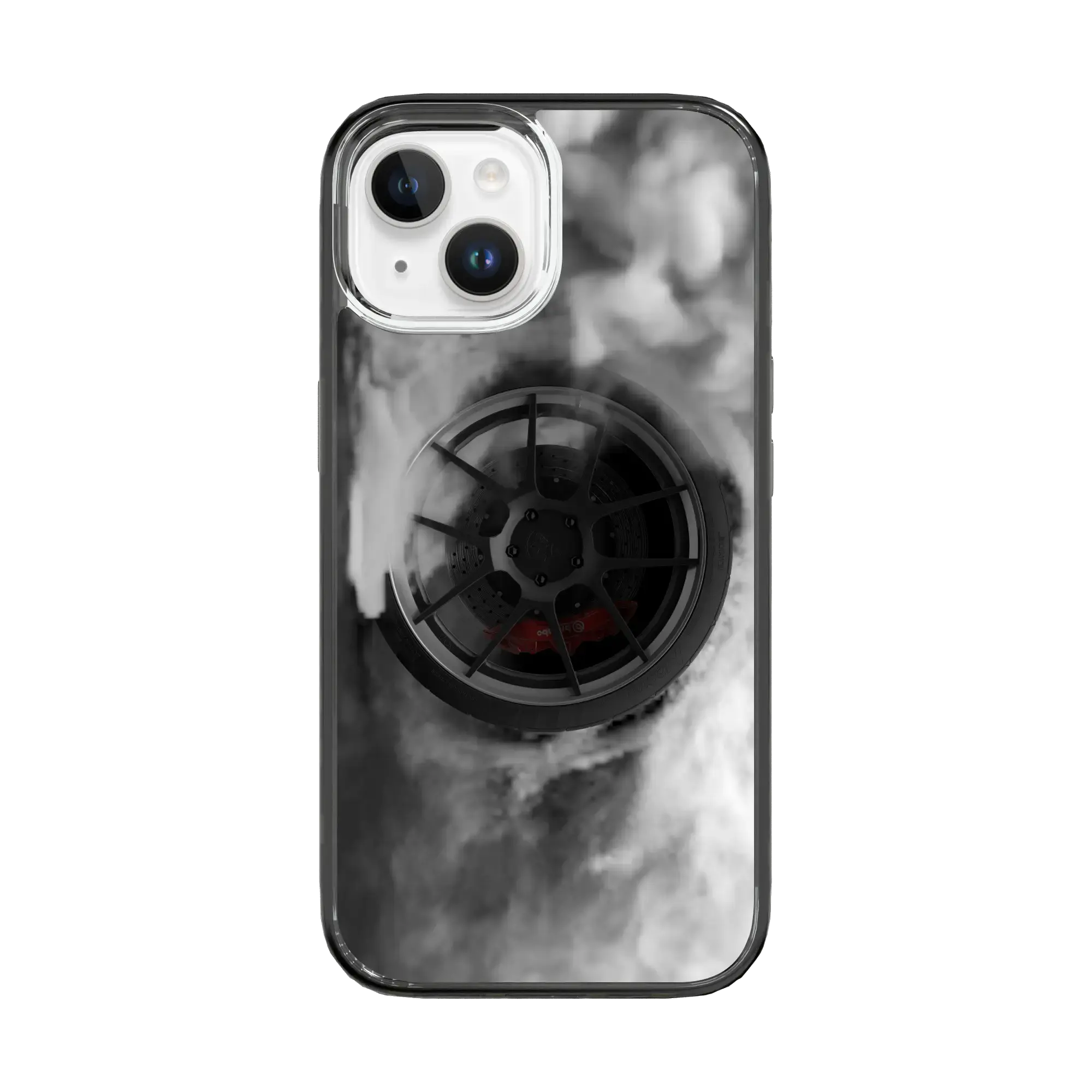 Burnout at Work | Burning Rubber Series | Custom MagSafe Case Design for Apple iPhone 15 Series