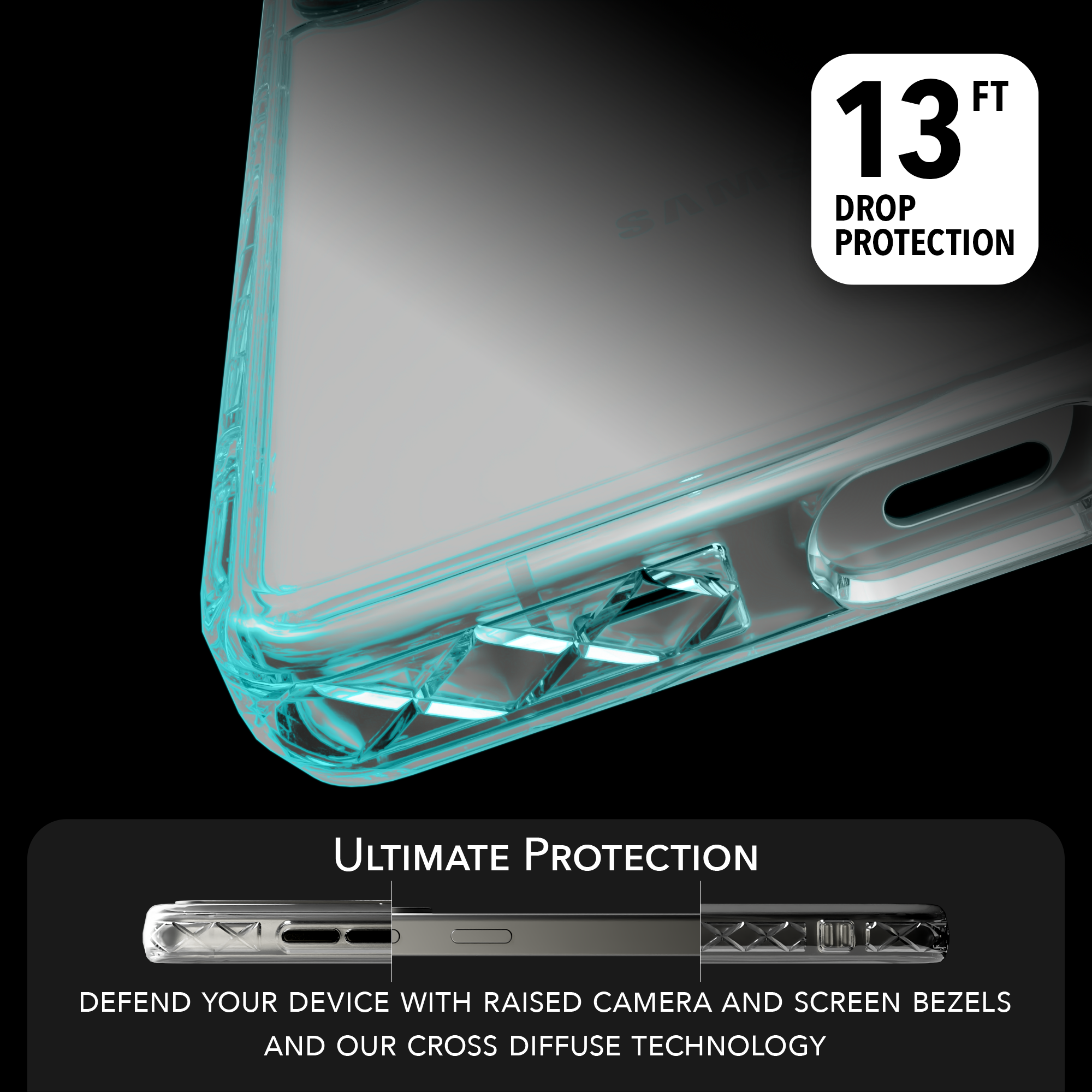 Slim Case for Galaxy S25+ | Crystal Clear | Altitude Series | cellhelmet