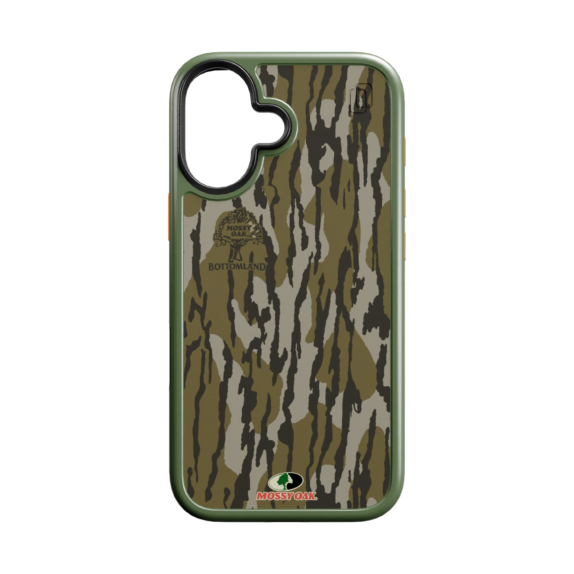 Shock-Absorbent MagSafe® Case for Apple iPhone 16 | Mossy Oak | Bottom Lands | Fortitude Series Bottom Lands