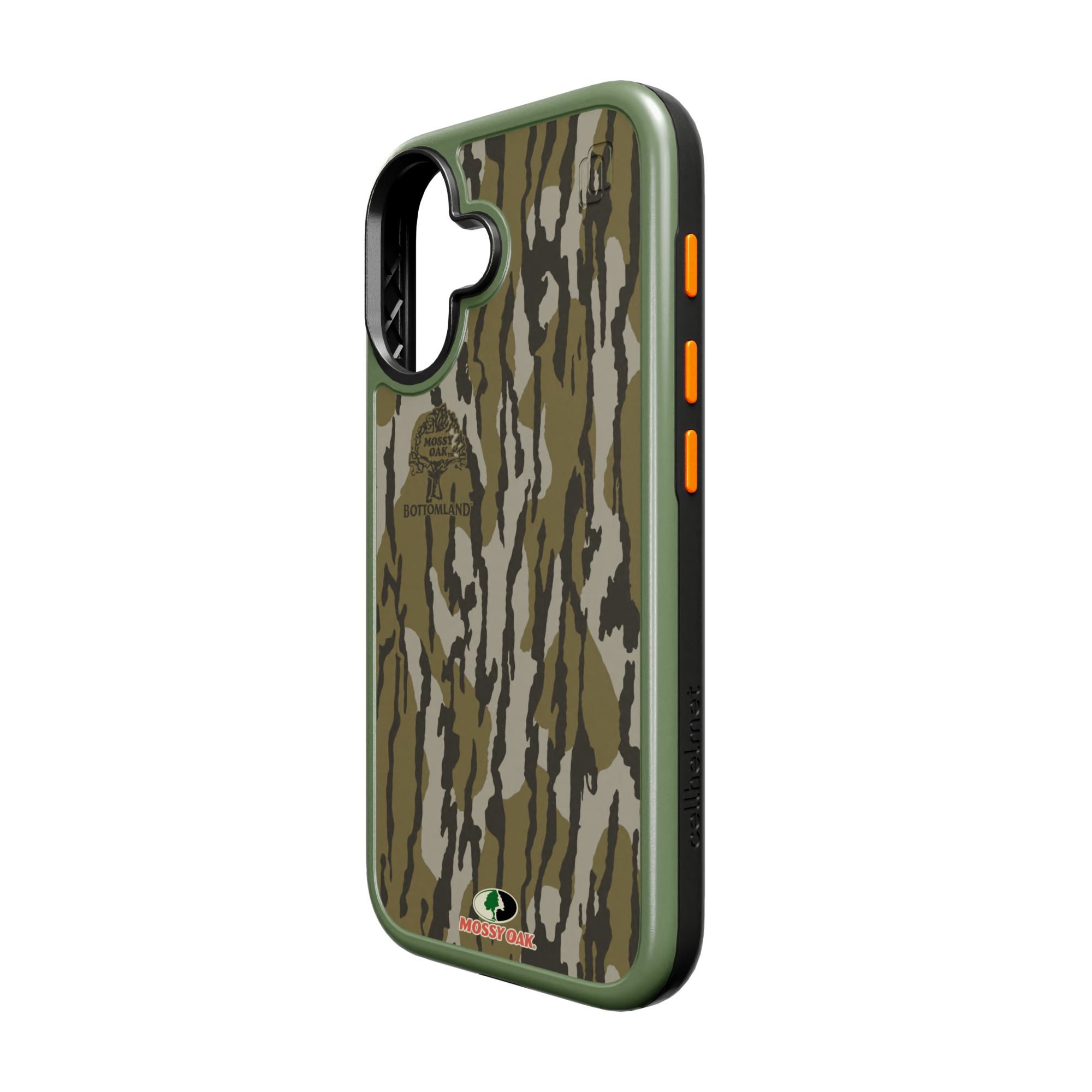 Shock-Absorbent MagSafe® Case for Apple iPhone 16 | Mossy Oak | Bottom Lands | Fortitude Series Bottom Lands