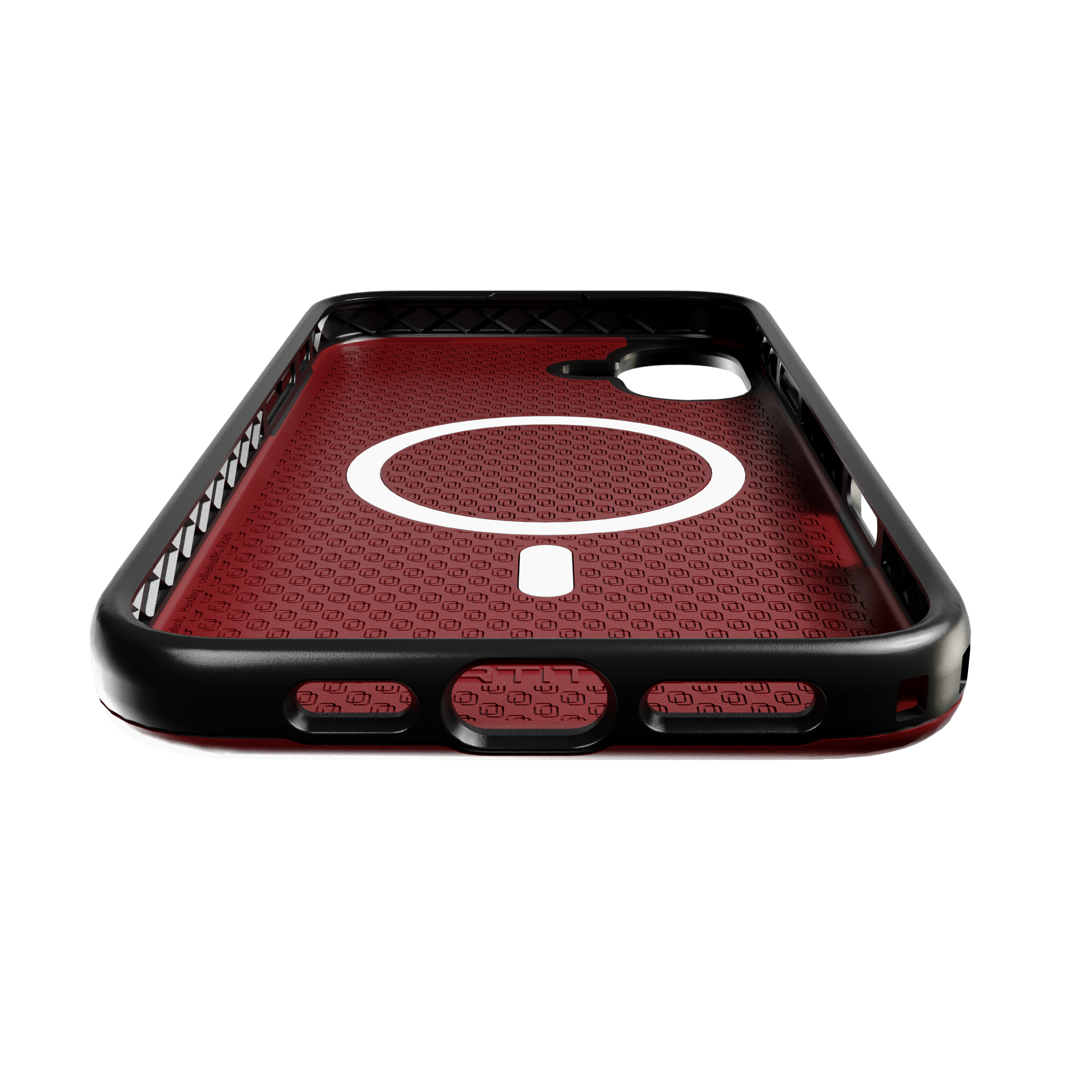 Shock-Absorbent MagSafe® Case for Apple iPhone 16 Plus | Lava Red | Fortitude Series Lava Red