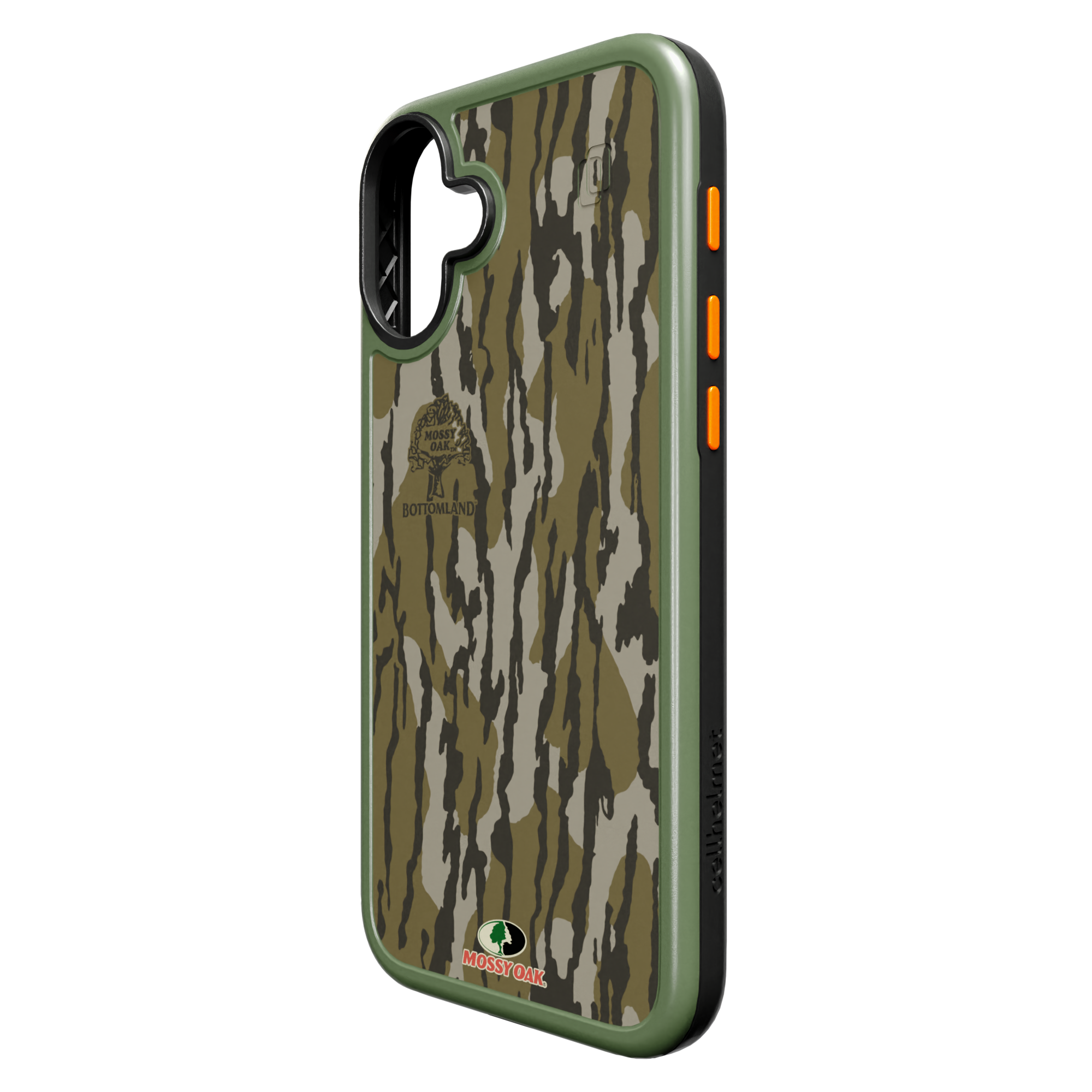 Shock-Absorbent MagSafe® Case for Apple iPhone 16 Plus | Mossy Oak | Bottom Lands | Fortitude Series Bottom Lands