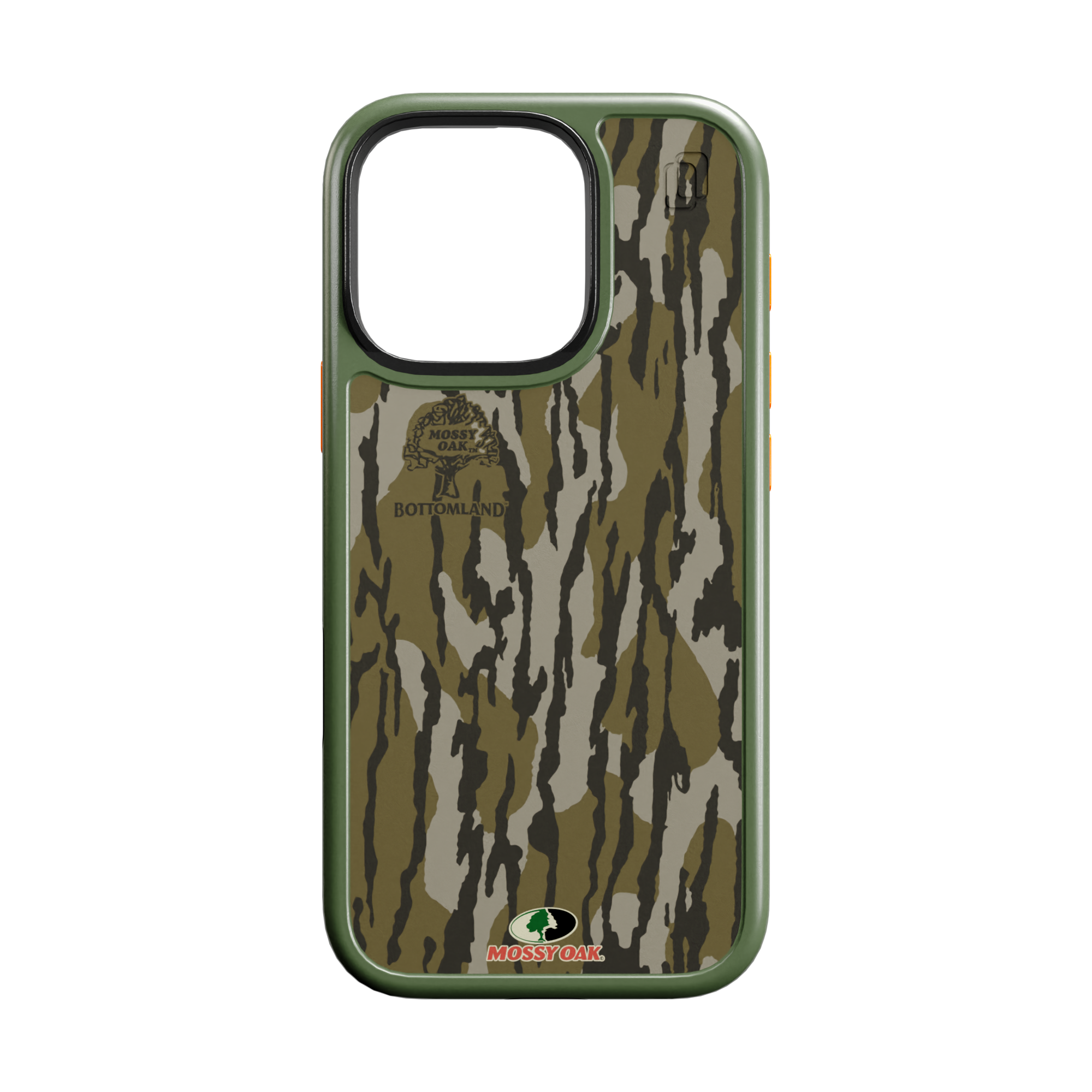 Shock-Absorbent MagSafe® Case for Apple iPhone 16 Pro | Mossy Oak | Bottom Lands | Fortitude Series Bottom Lands