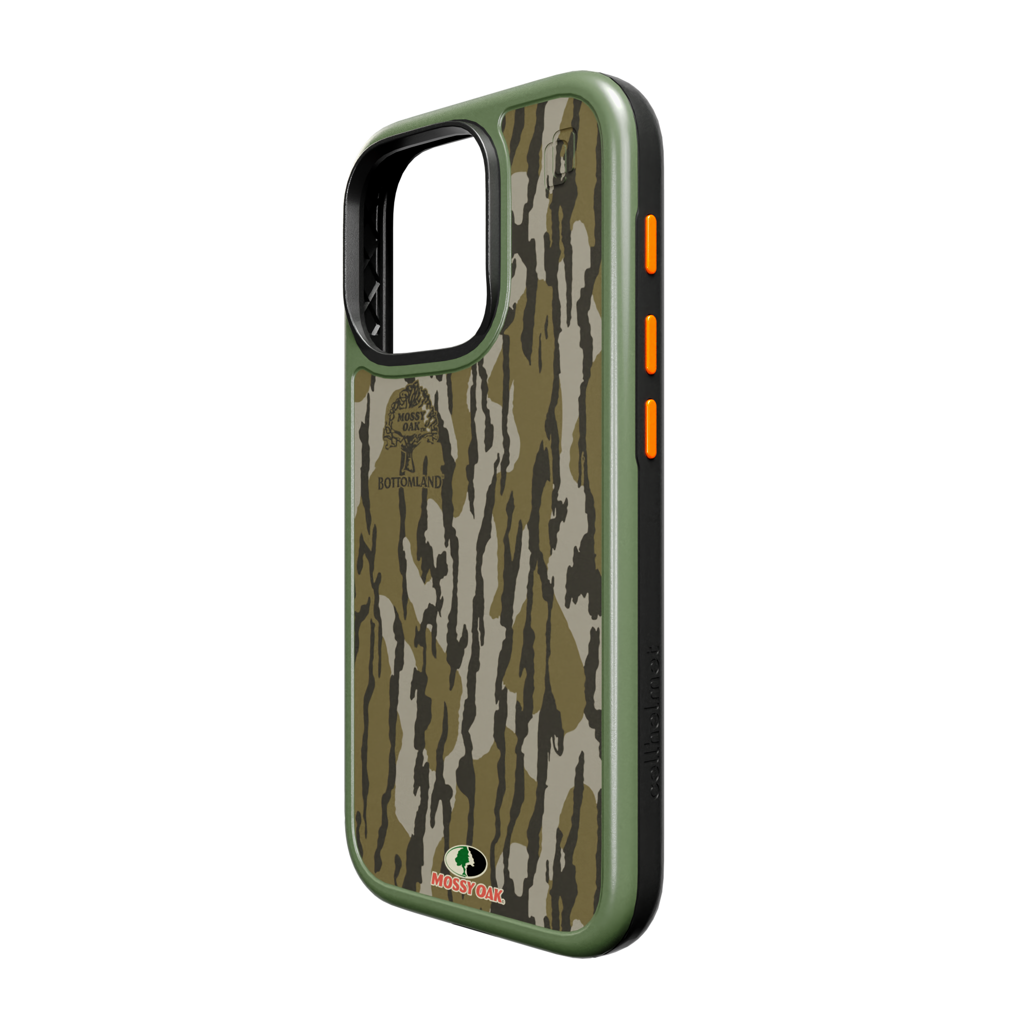 Shock-Absorbent MagSafe® Case for Apple iPhone 16 Pro | Mossy Oak | Bottom Lands | Fortitude Series Bottom Lands