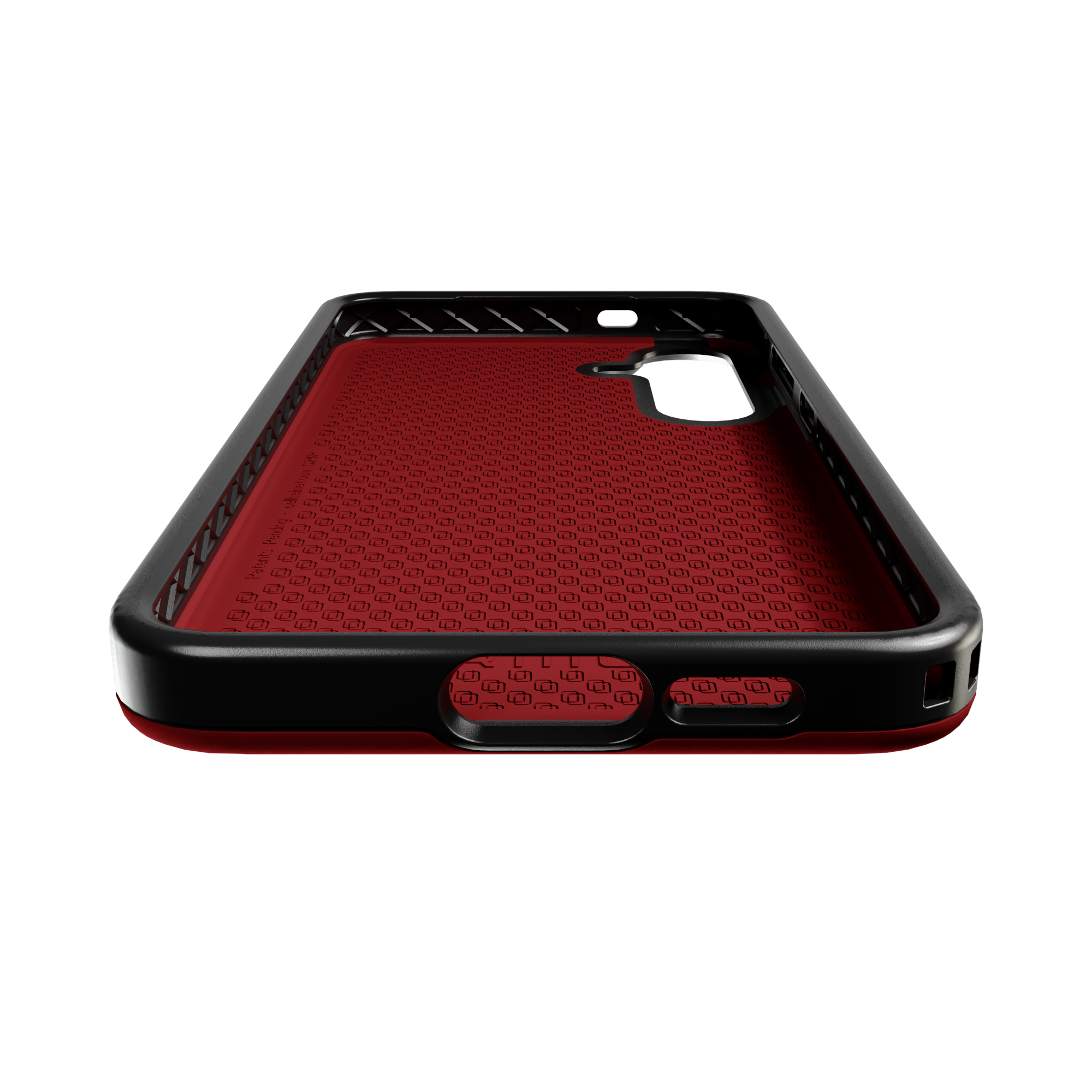 Shock-Absorbent Case for Samsung Galaxy S24 Fan Editon | Lava Red | Fortitude Series Lava Red