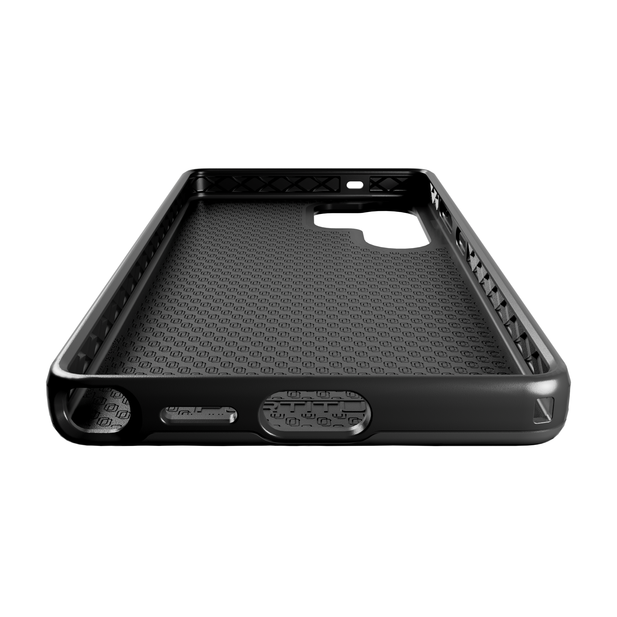 Shock-Absorbent Case for Galaxy S25 Ultra | Onyx Black | Fortitude Series | cellhelmet No / Onyx Black