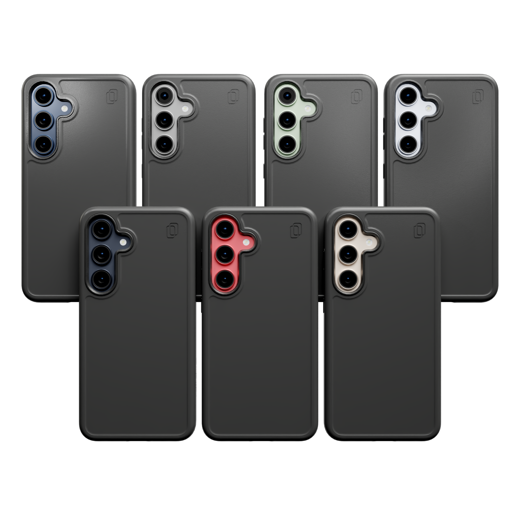 Shock-Absorbent Case for Galaxy S25+ | Onyx Black | Fortitude Series | cellhelmet