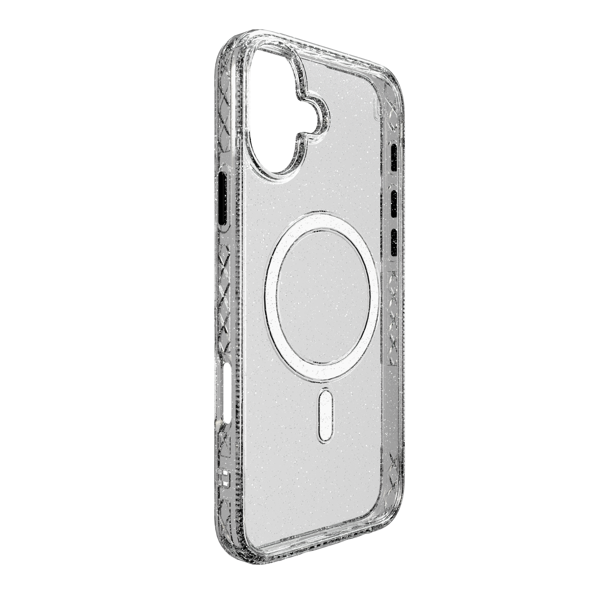 MagSafe® Case for Apple iPhone 16 Plus | Crystal Clear Sparkle | Magnitude Series Crystal Clear Sparkle