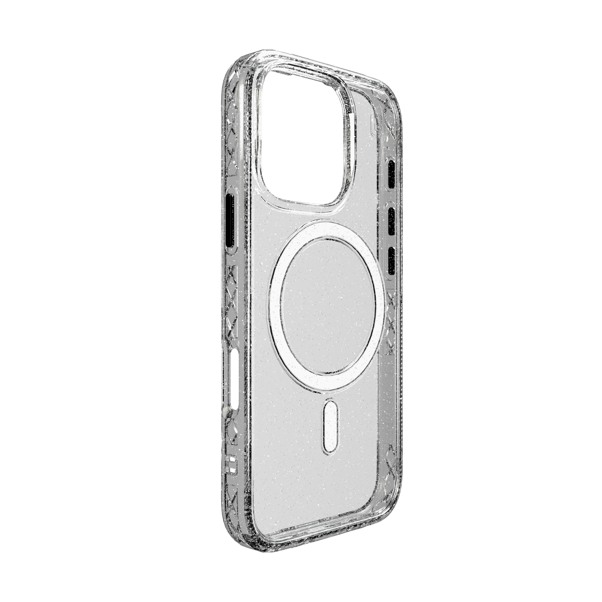 MagSafe® Case for Apple iPhone 16 Pro | Crystal Clear Sparkle | Magnitude Series Crystal Clear Sparkle