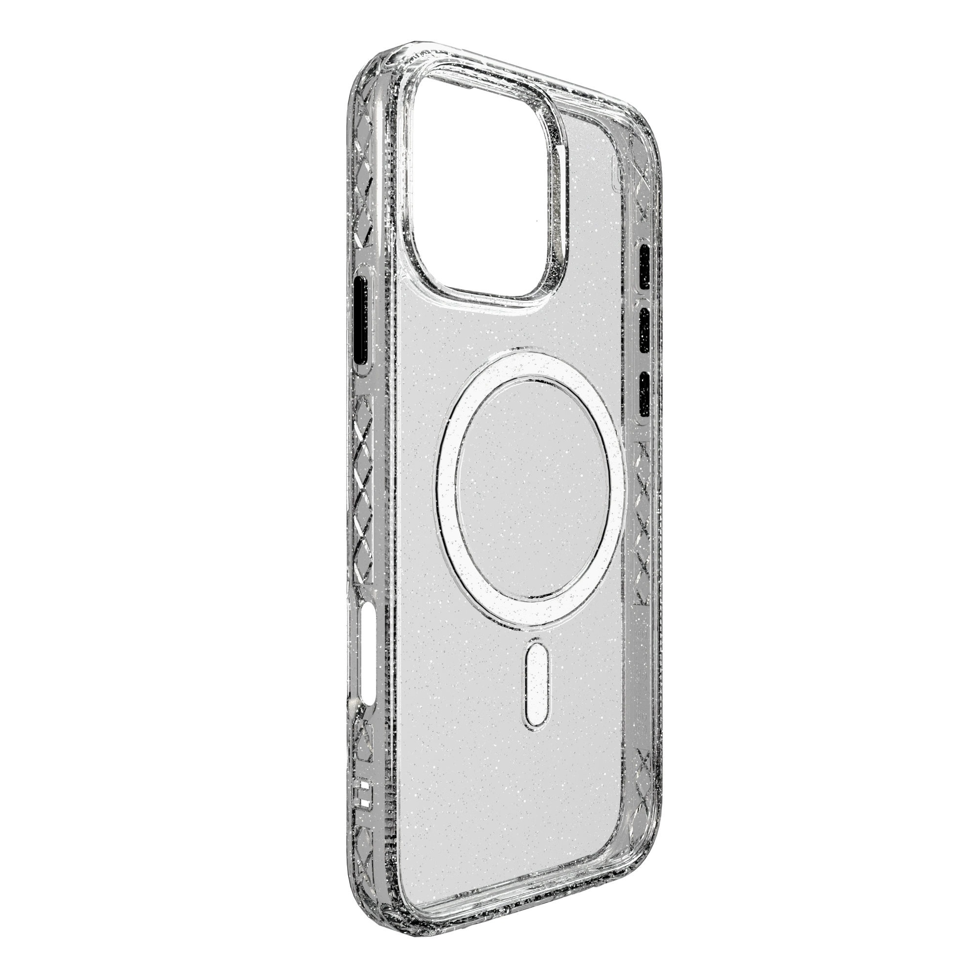 MagSafe® Case for Apple iPhone 16 Pro Max | Crystal Clear Sparkle | Magnitude Series Crystal Clear Sparkle