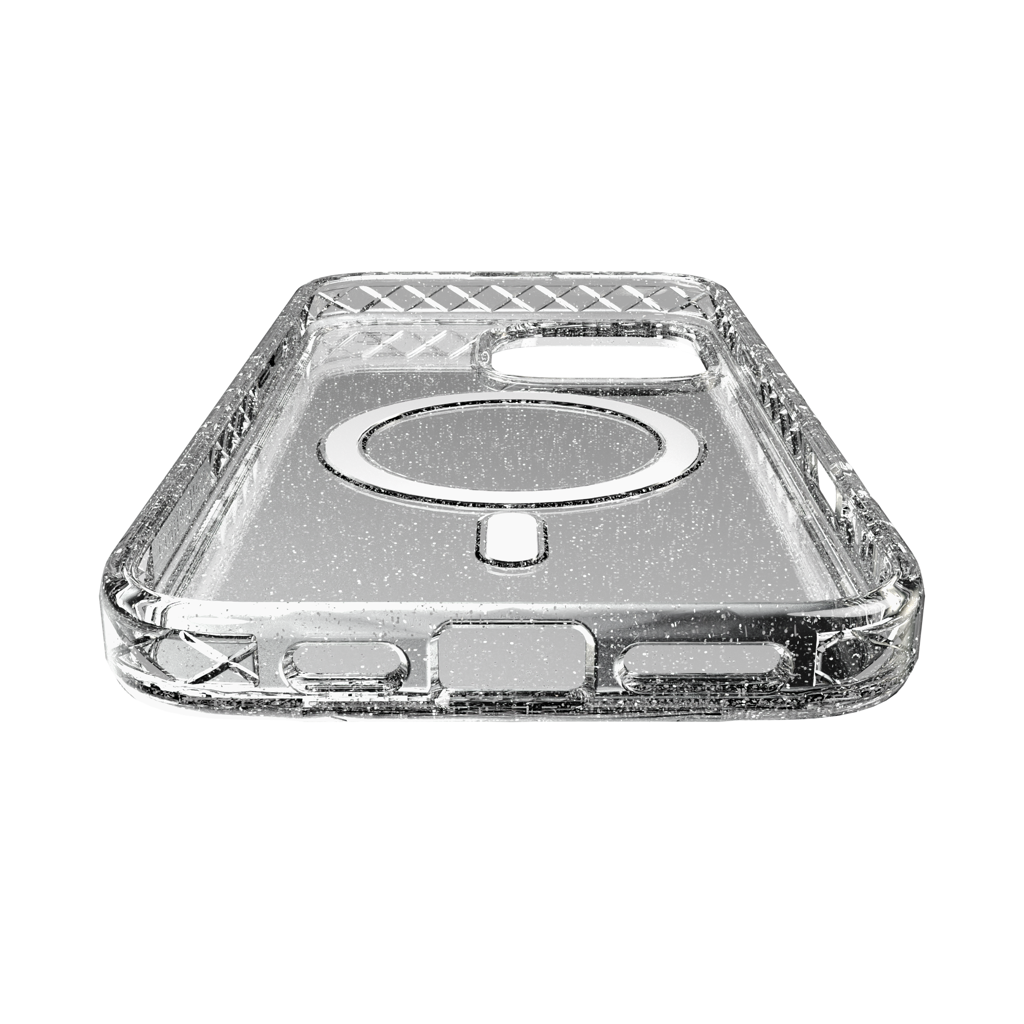 MagSafe® Case for Apple iPhone 16 Pro Max | Crystal Clear Sparkle | Magnitude Series Crystal Clear Sparkle