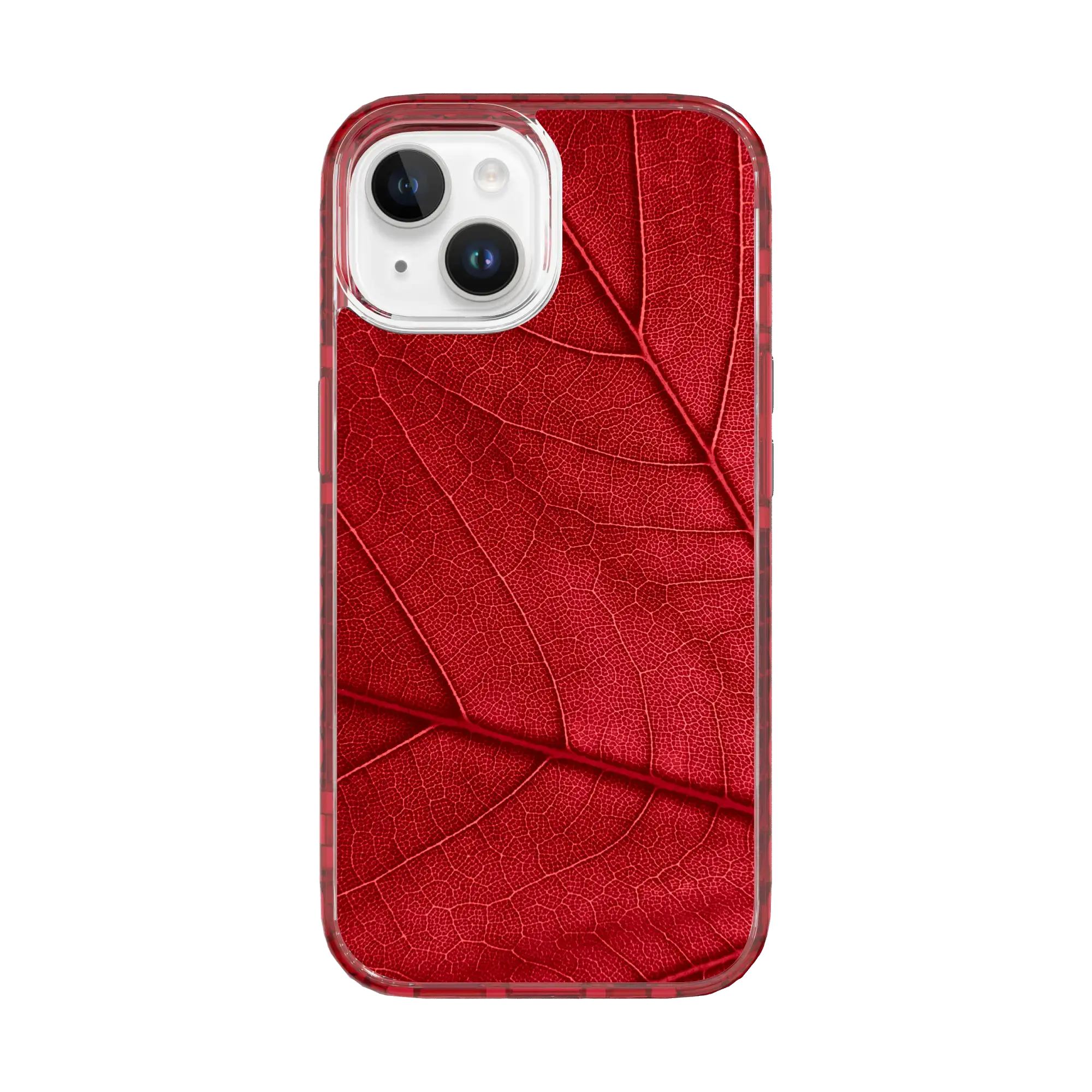 Crimson Cascade | Autumn Leaves | Custom MagSafe Case Design for Apple iPhone 15 Series