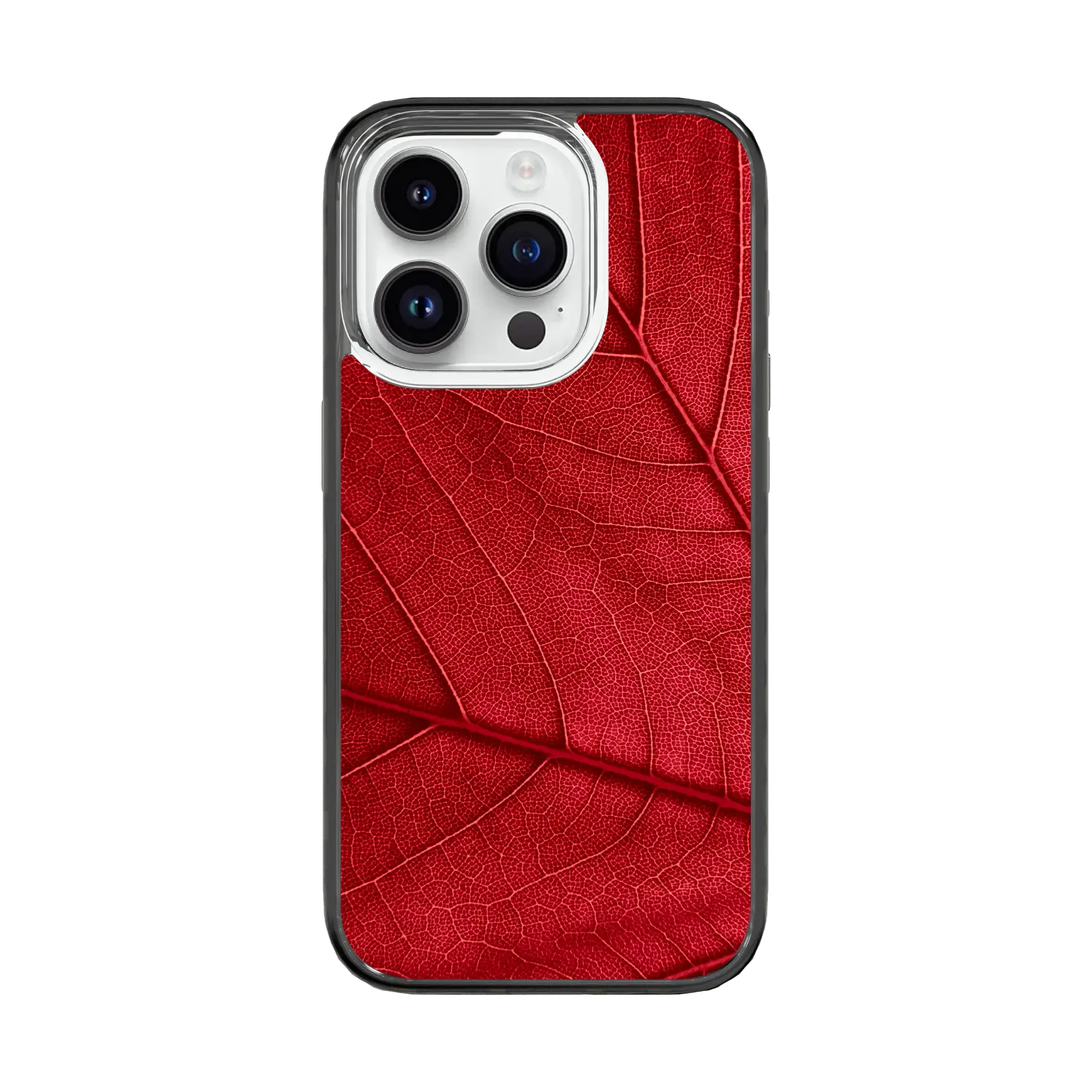 Crimson Cascade | Autumn Leaves | Custom MagSafe Case Design for Apple iPhone 15 Series