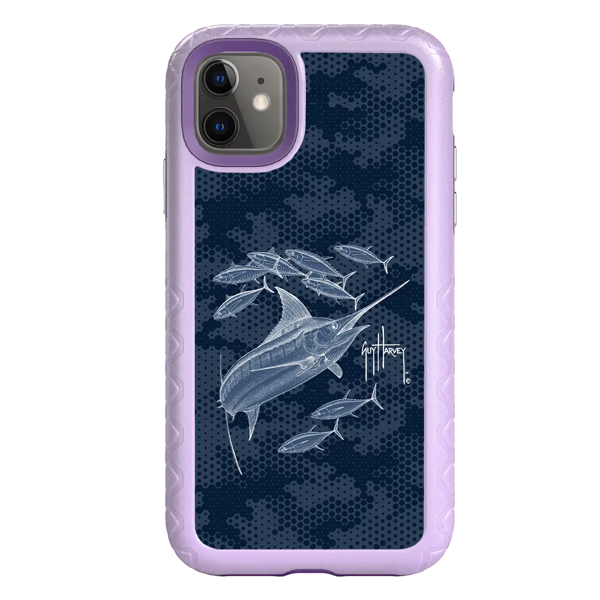 Guy Harvey Fortitude Series for Apple iPhone 11 - Blue Camo - Custom Case -  - cellhelmet