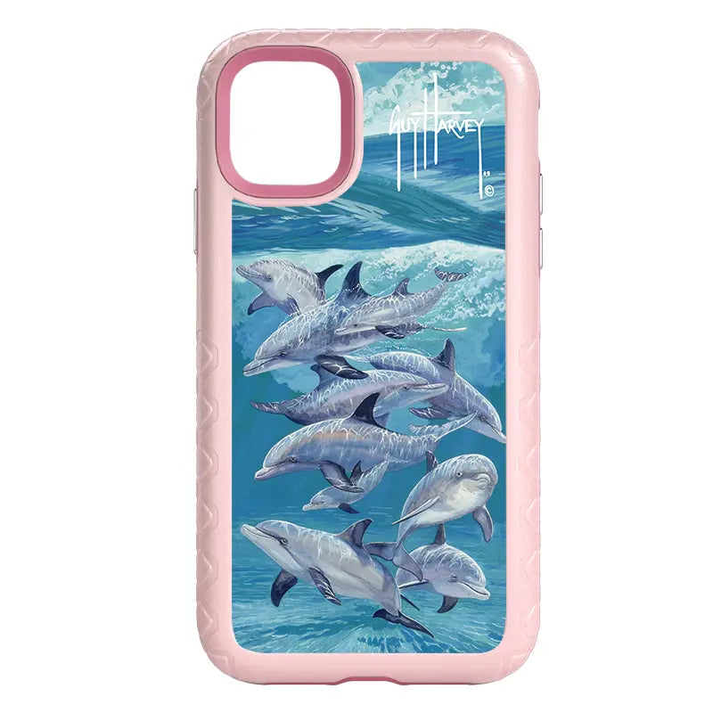 Guy Harvey Fortitude Series for Apple iPhone 11 - Bottlenose Dolphins - Custom Case -  - cellhelmet