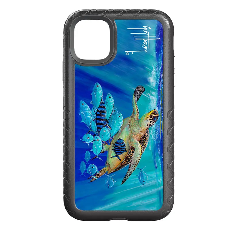 Guy Harvey Fortitude Series for Apple iPhone 11 - Hawksbill Caravan - Custom Case - OnyxBlack - cellhelmet