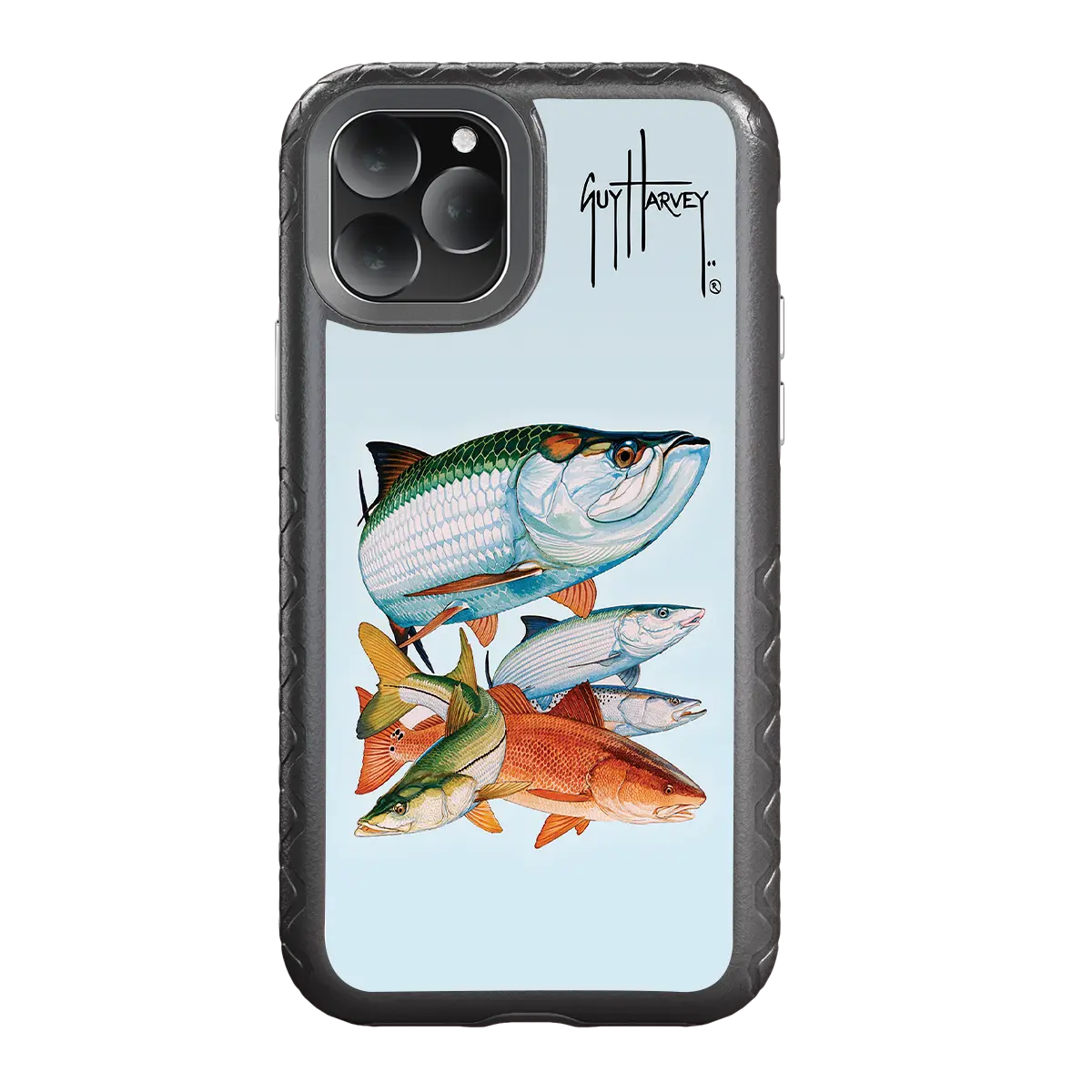 Guy Harvey Fortitude Series for Apple iPhone 11 Pro - Inshore Collage - Custom Case - OnyxBlack - cellhelmet