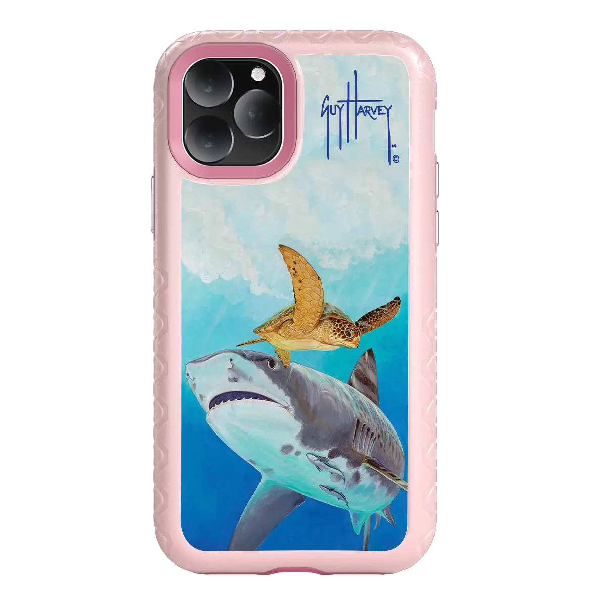 Guy Harvey Fortitude Series for Apple iPhone 11 Pro Max - Eye of the Tiger - Custom Case - PinkMagnolia - cellhelmet