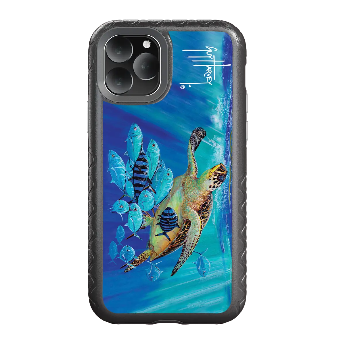 Guy Harvey Fortitude Series for Apple iPhone 11 Pro Max - Hawksbill Caravan - Custom Case - OnyxBlack - cellhelmet