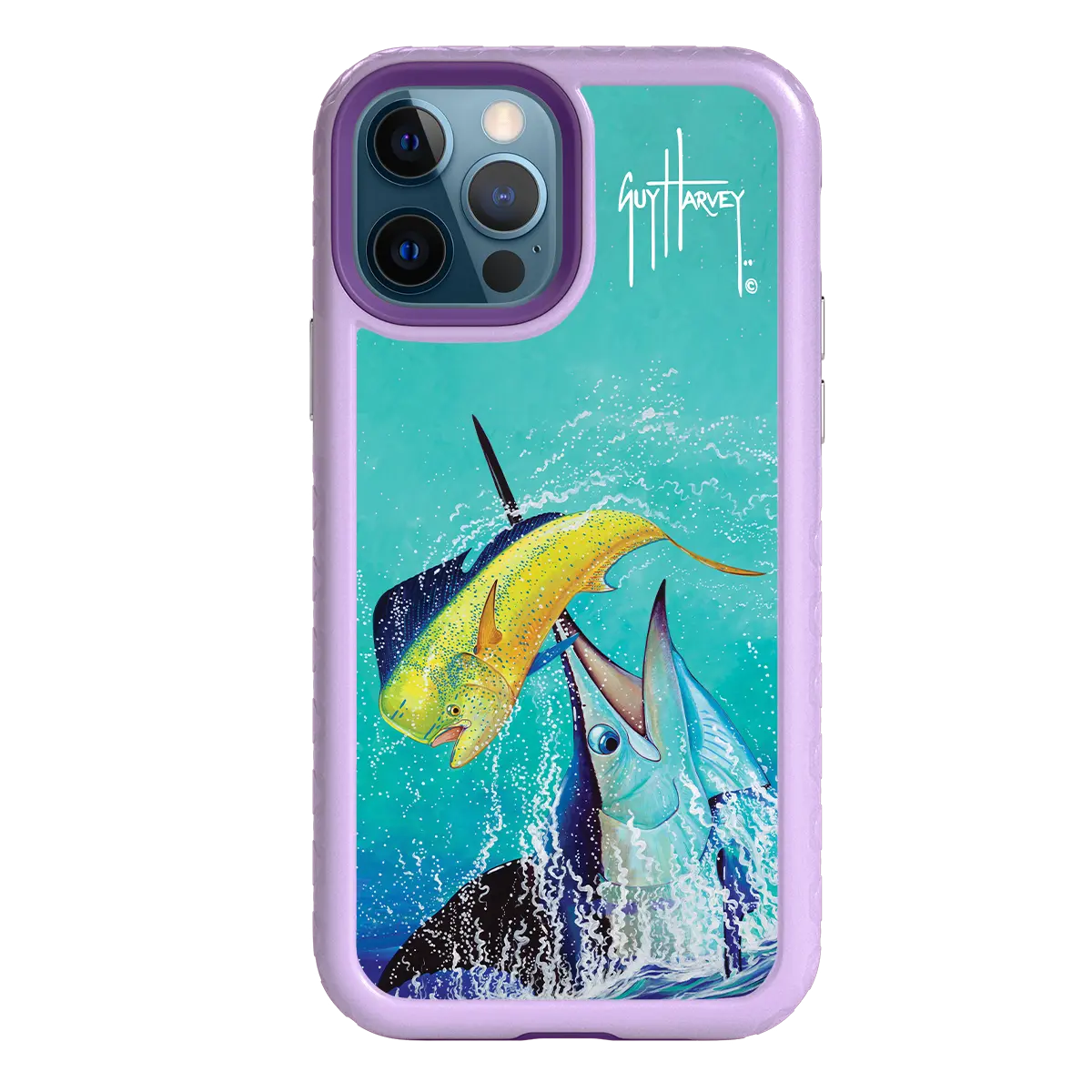 Guy Harvey Fortitude Series for Apple iPhone 12 / 12 Pro - El Dorado II - Custom Case - LilacBlossom - cellhelmet