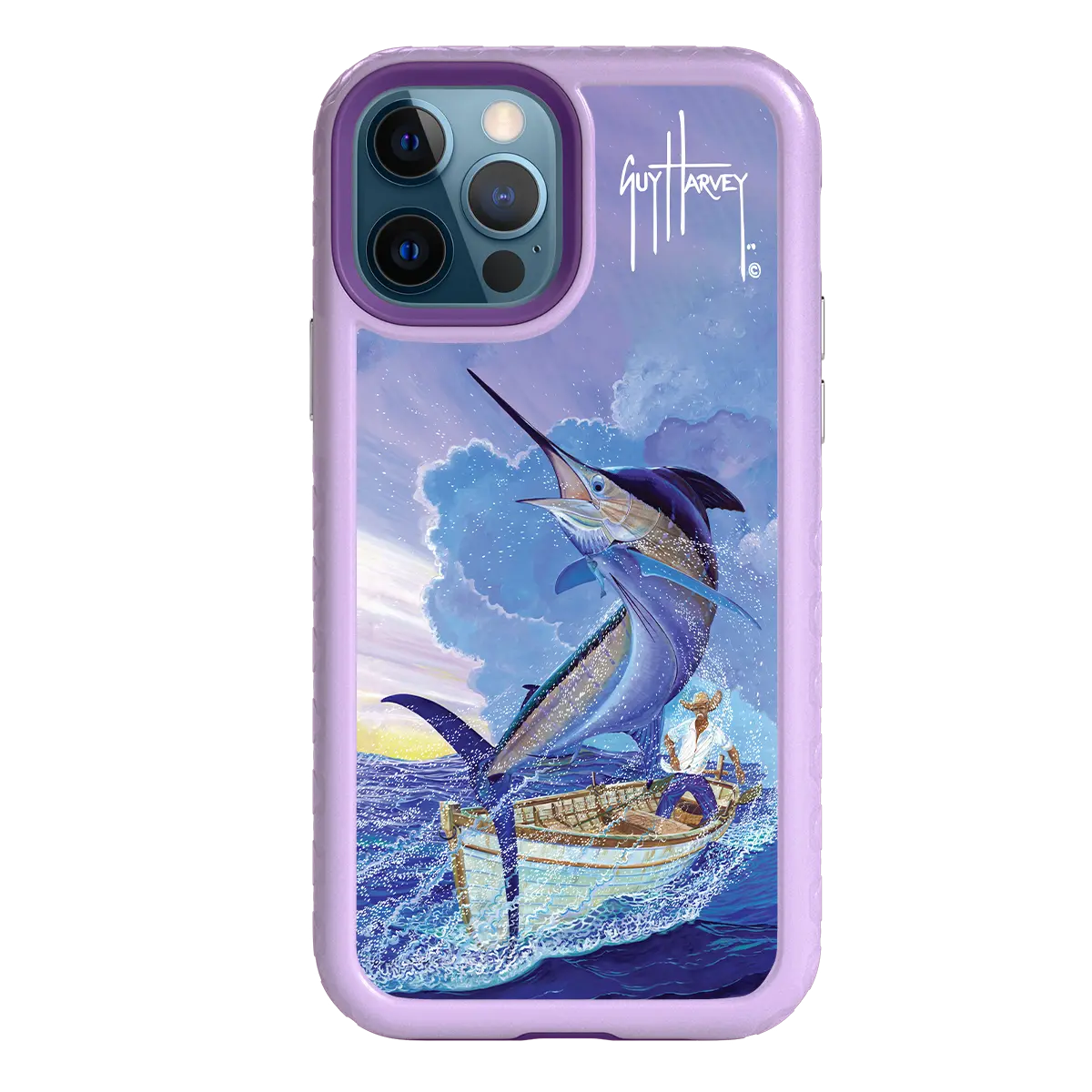 Guy Harvey Fortitude Series for Apple iPhone 12 / 12 Pro - El Viejo - Custom Case - LilacBlossom - cellhelmet