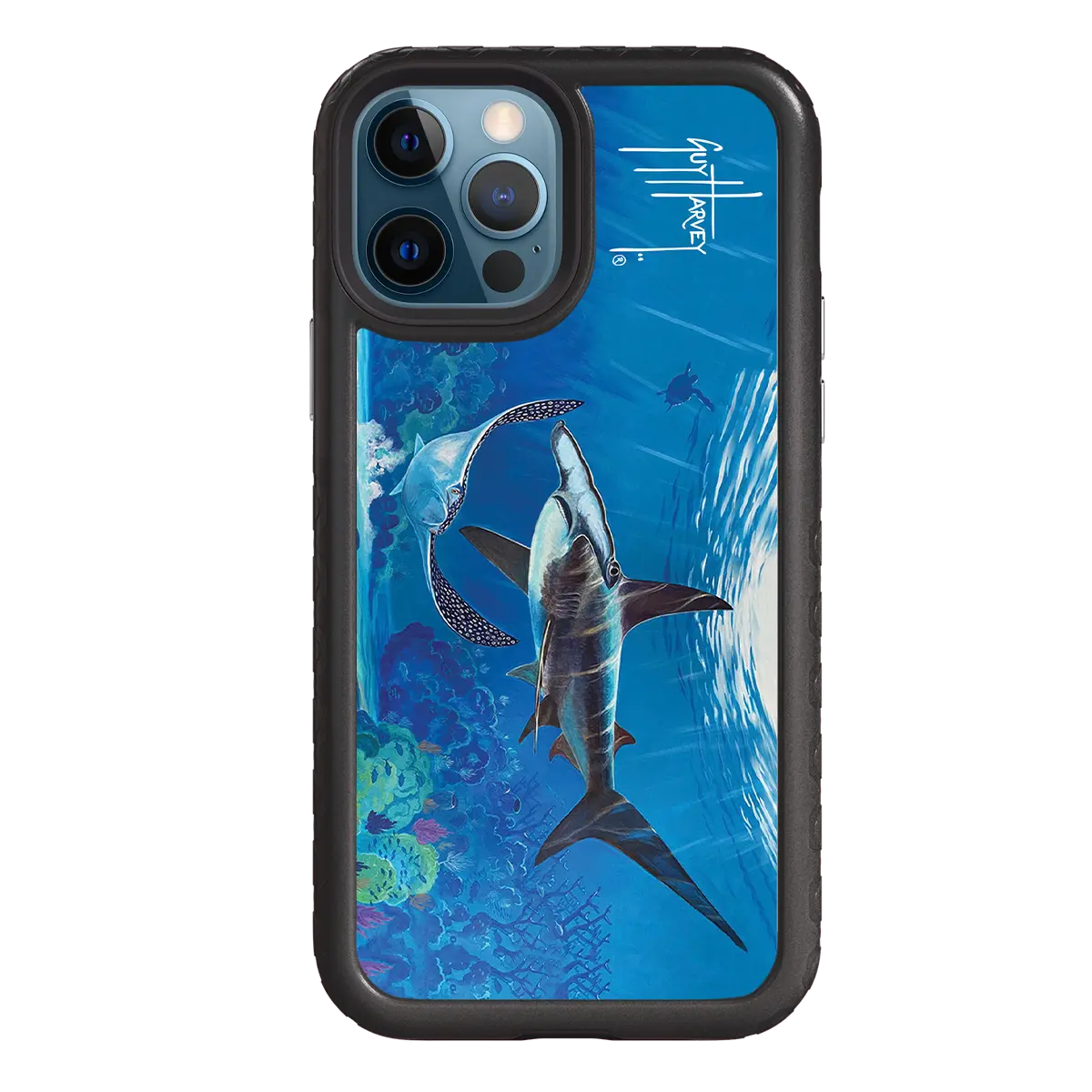 Guy Harvey Fortitude Series for Apple iPhone 12 / 12 Pro - Hammer Down - Custom Case - OnyxBlack - cellhelmet