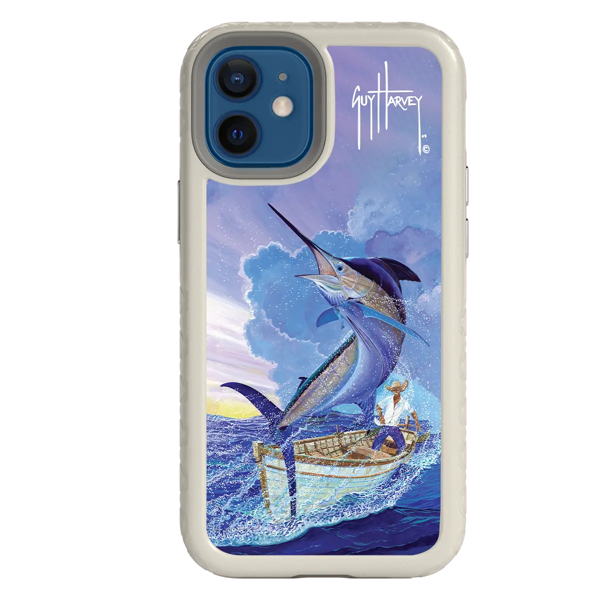 Guy Harvey Fortitude Series for Apple iPhone 12 Mini - El Viejo - Custom Case - Gray - cellhelmet