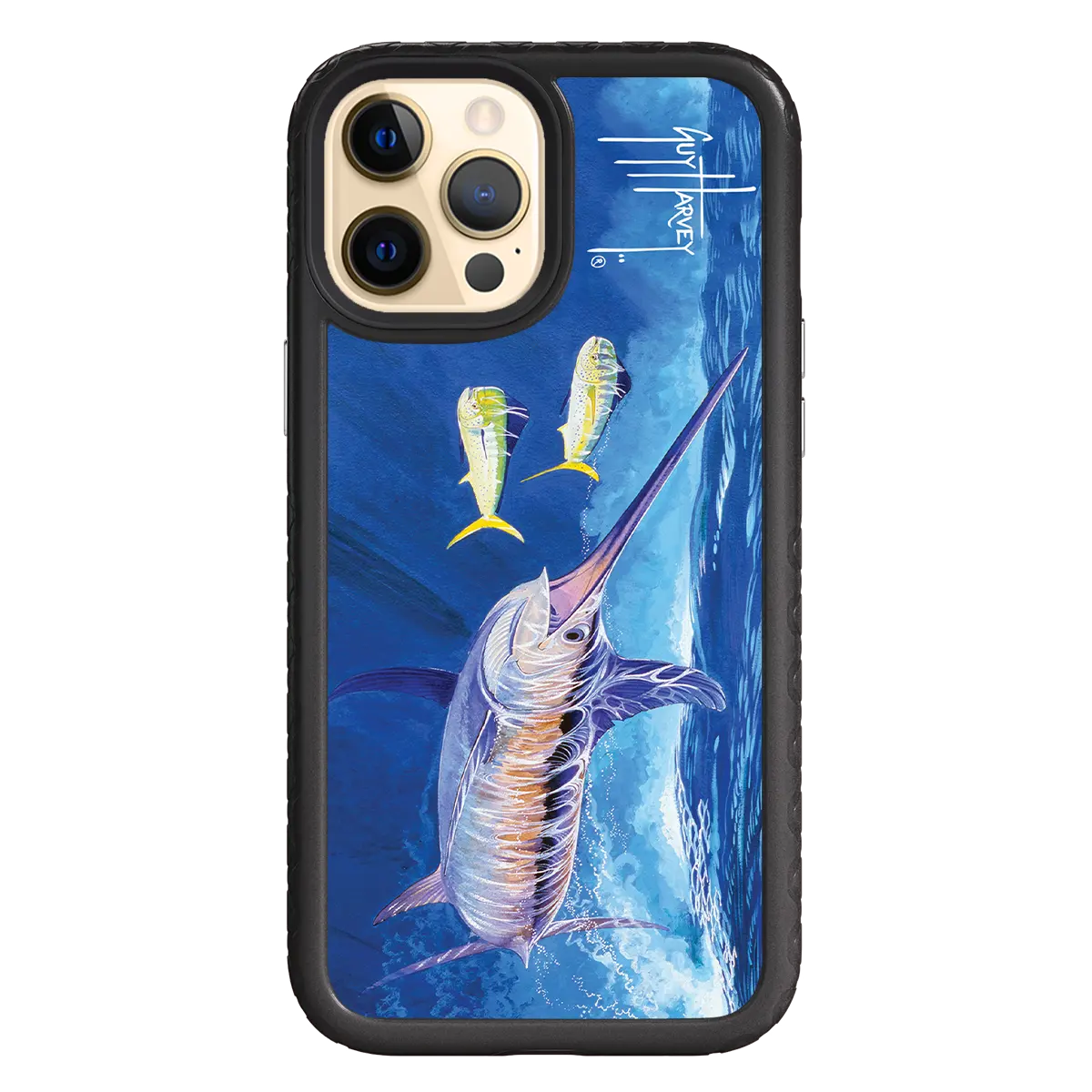 Guy Harvey Fortitude Series for Apple iPhone 12 Pro Max - Bullseye Sword - Custom Case - OnyxBlack - cellhelmet