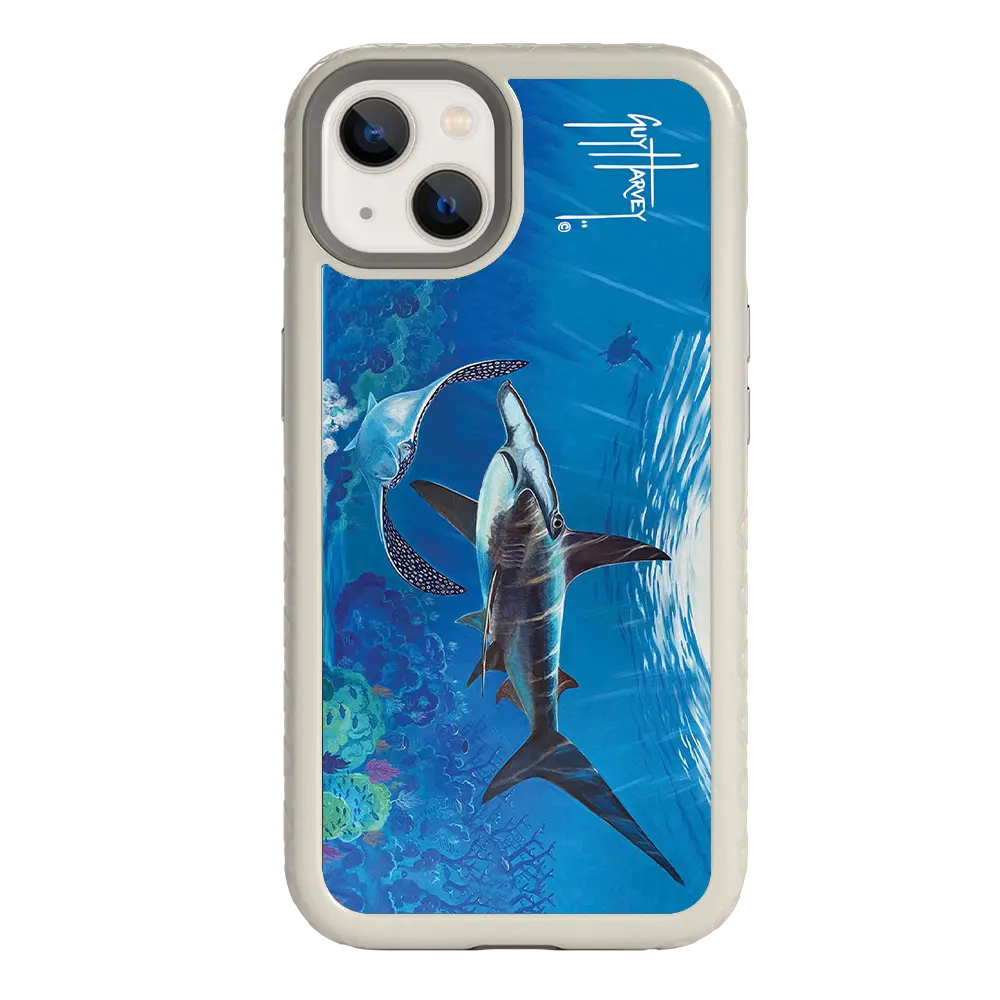 Guy Harvey Fortitude Series for Apple iPhone 13 - Hammer Down - Custom Case - Gray - cellhelmet