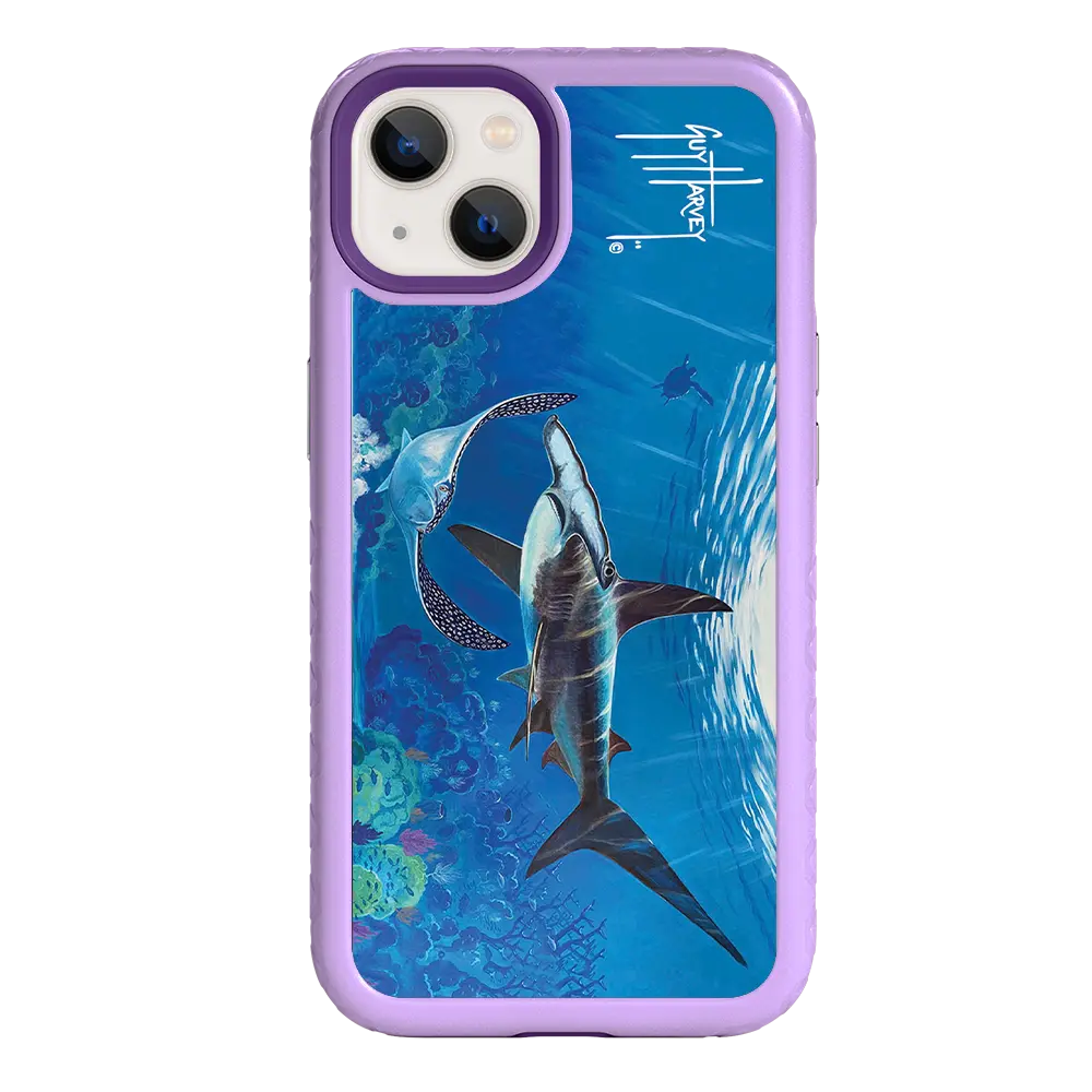 Guy Harvey Fortitude Series for Apple iPhone 13 - Hammer Down - Custom Case - LilacBlossom - cellhelmet