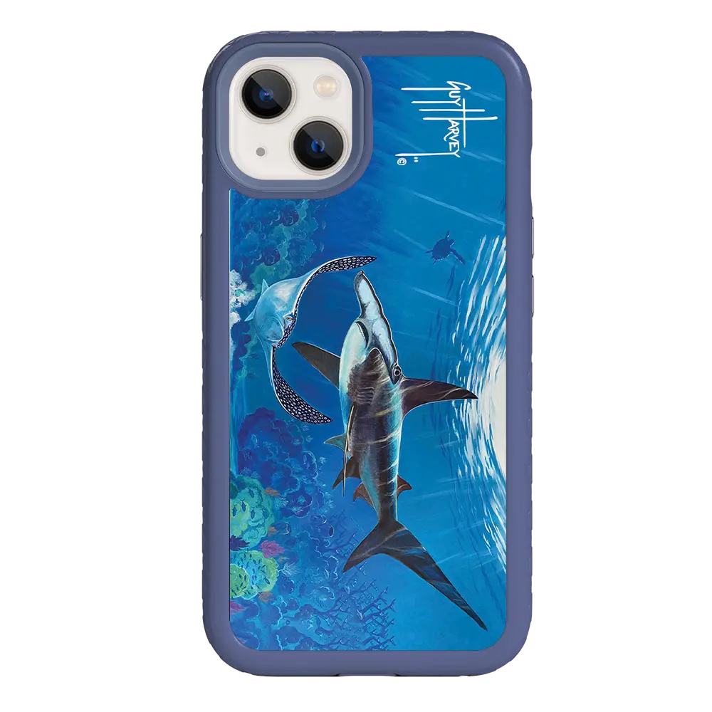 Guy Harvey Fortitude Series for Apple iPhone 13 - Hammer Down - Custom Case - SlateBlue - cellhelmet